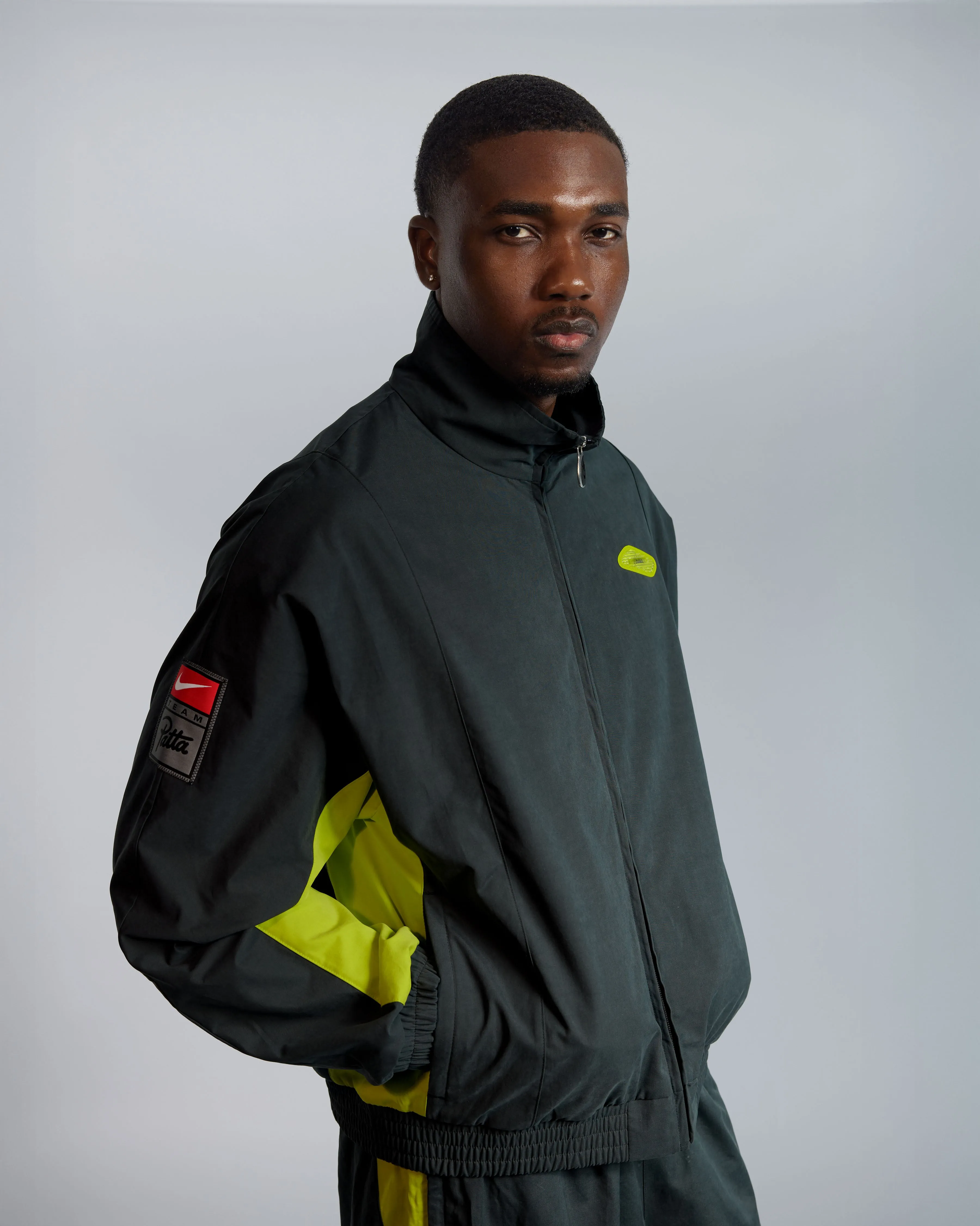 Patta x Nike NRG Track Jacket (Black/Cyber) sold by Patta product image thumbnail 5