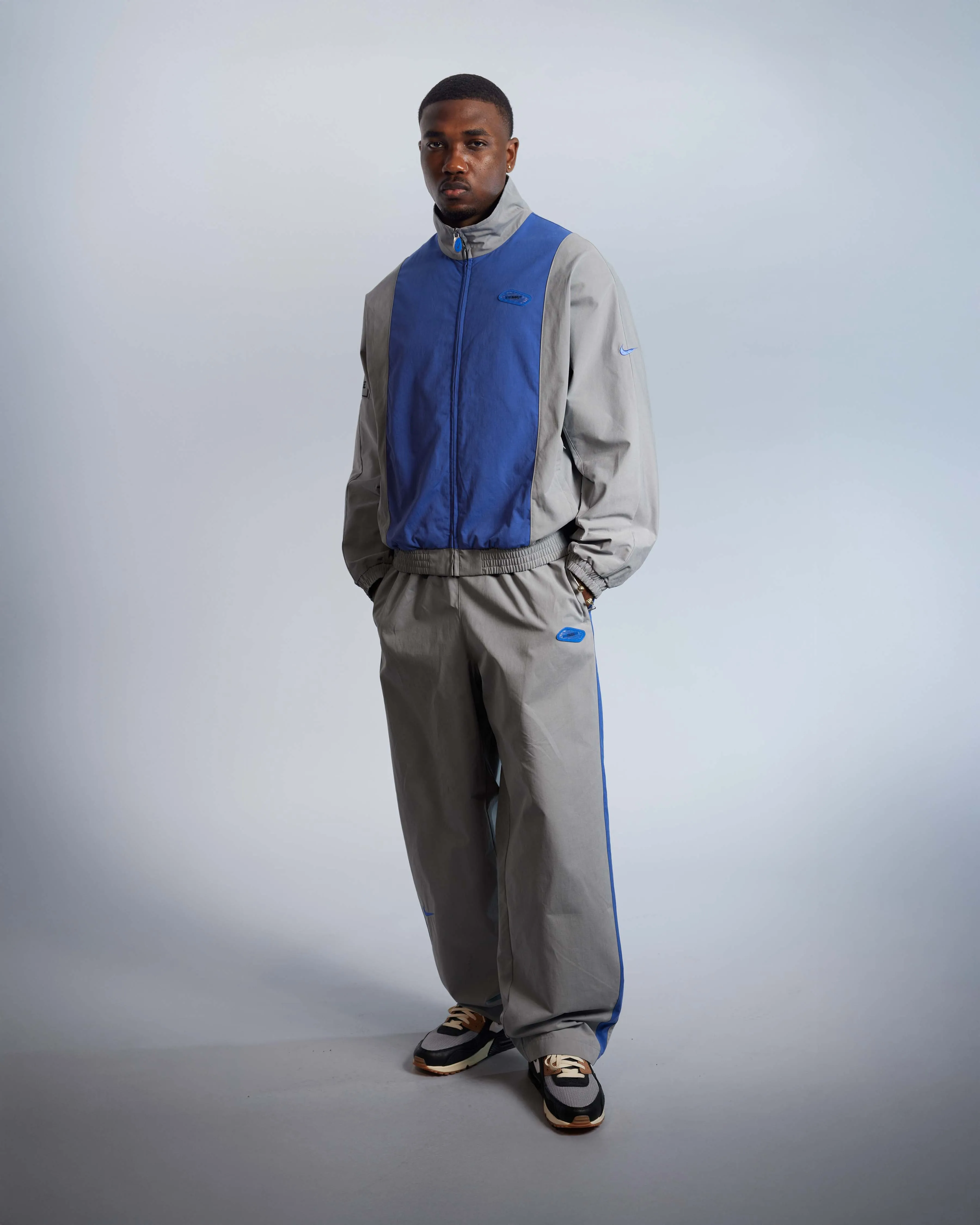 Patta x Nike NRG Track Jacket (Patricle Grey/Sapphire) sold by Patta product image thumbnail 3