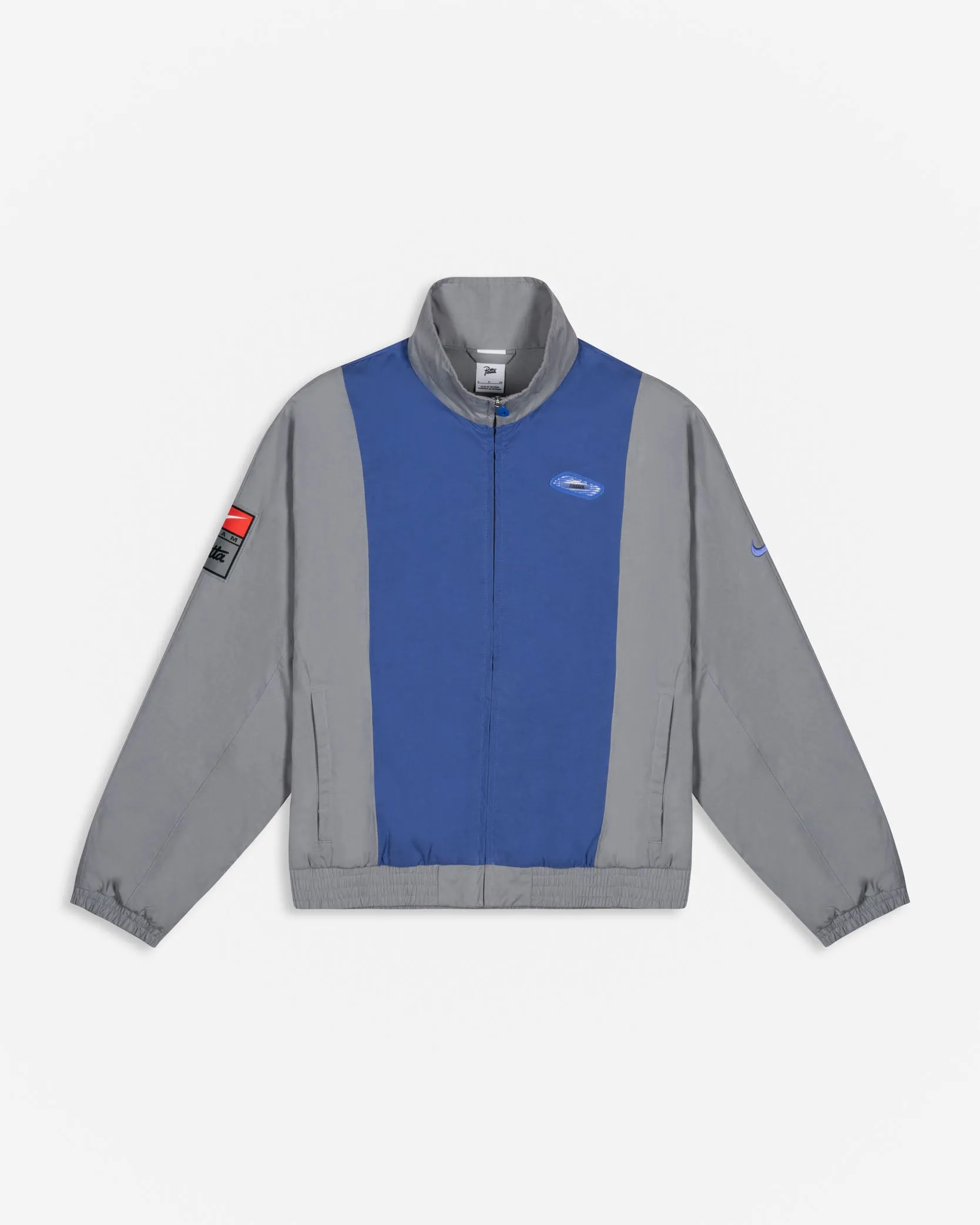Patta x Nike NRG Track Jacket (Patricle Grey/Sapphire) sold by Patta