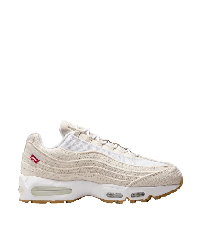 Nike Air Max 95 OG (LT Orewood BRN/White-Gym Red) sold by Patta