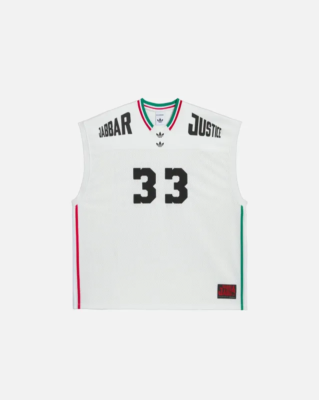 adidas Chavarria Basketball Jersey (Off White/Black) sold by Patta