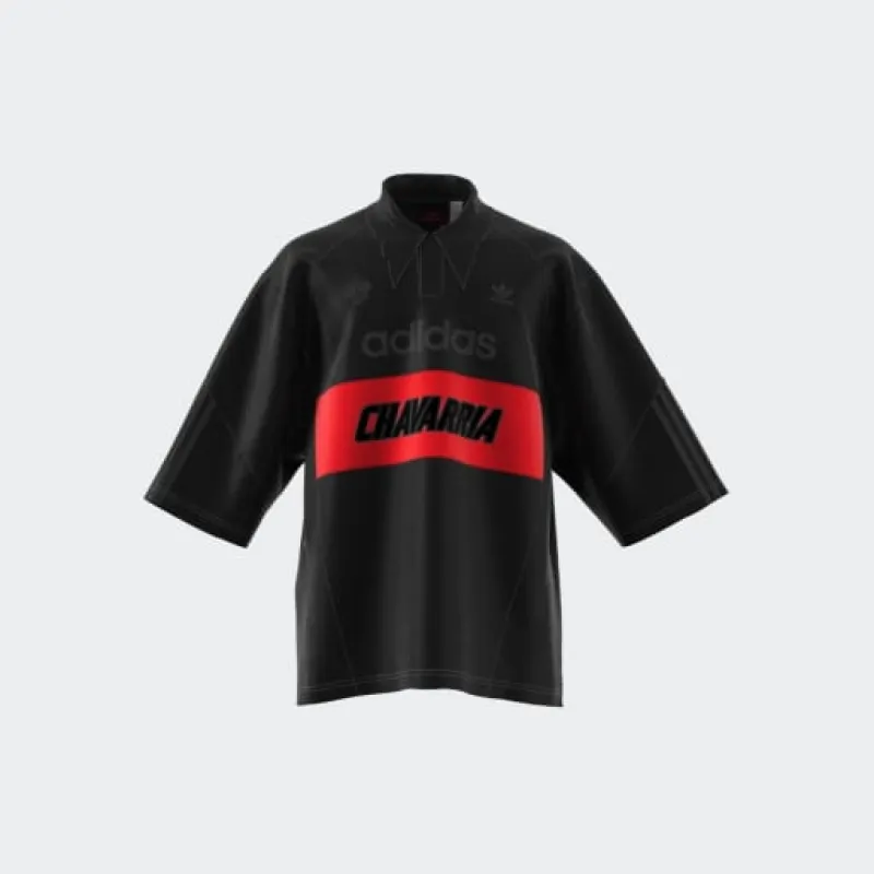 adidas Chavarria Polo Shirt Short Sleeve (Black) sold by Patta