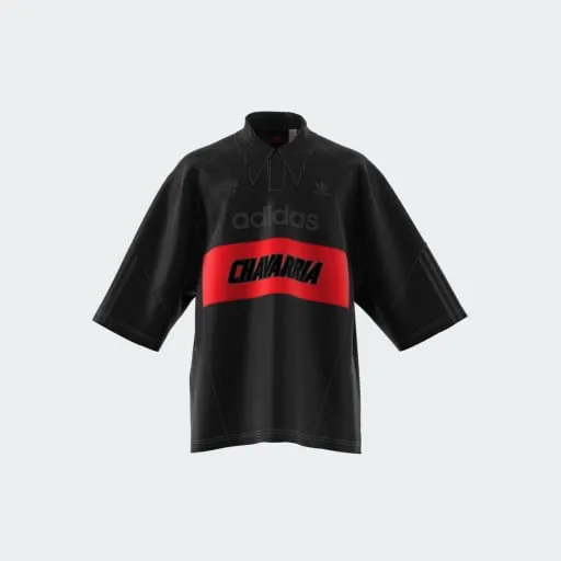adidas Chavarria Polo Shirt Short Sleeve (Black) sold by Patta