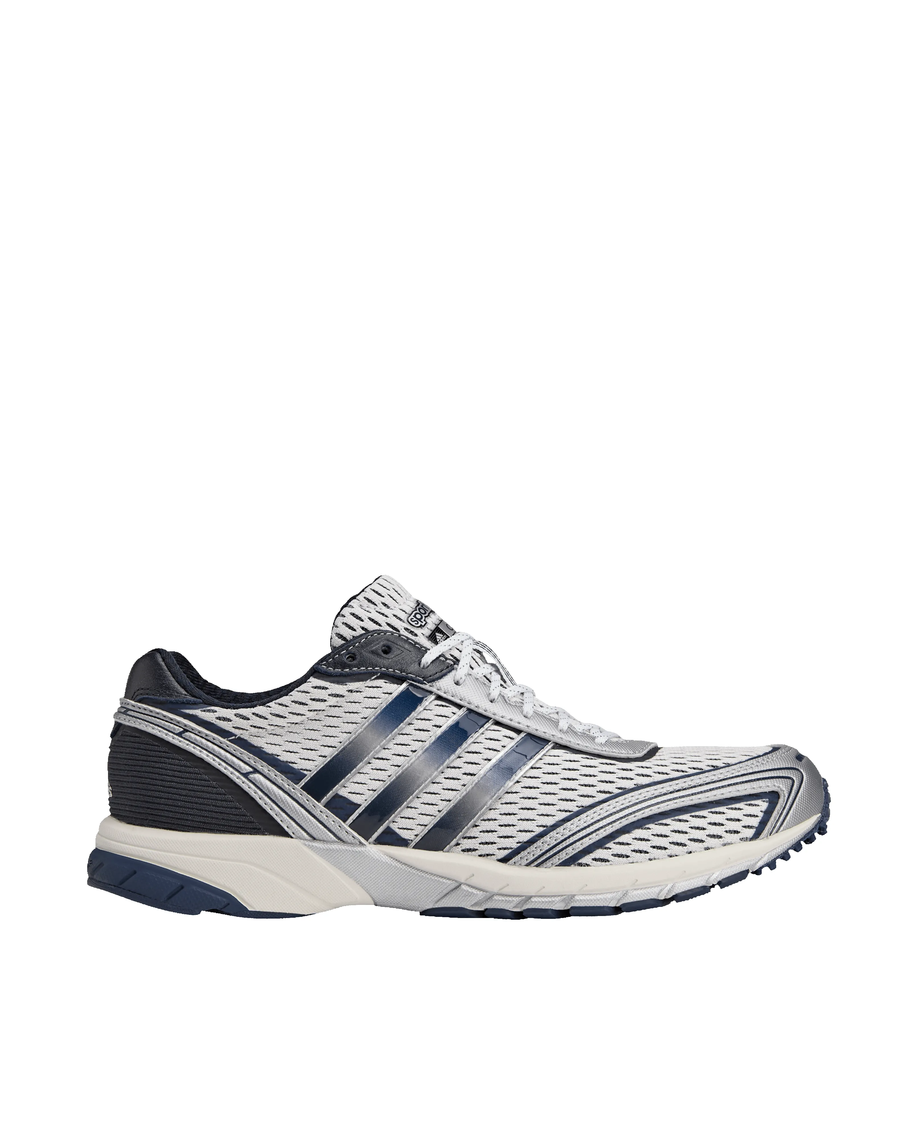 adidas WMNS Adizero Adios Sporty & Rich (Cloud White/Collegiate Navy/Cloud White) sold by Patta
