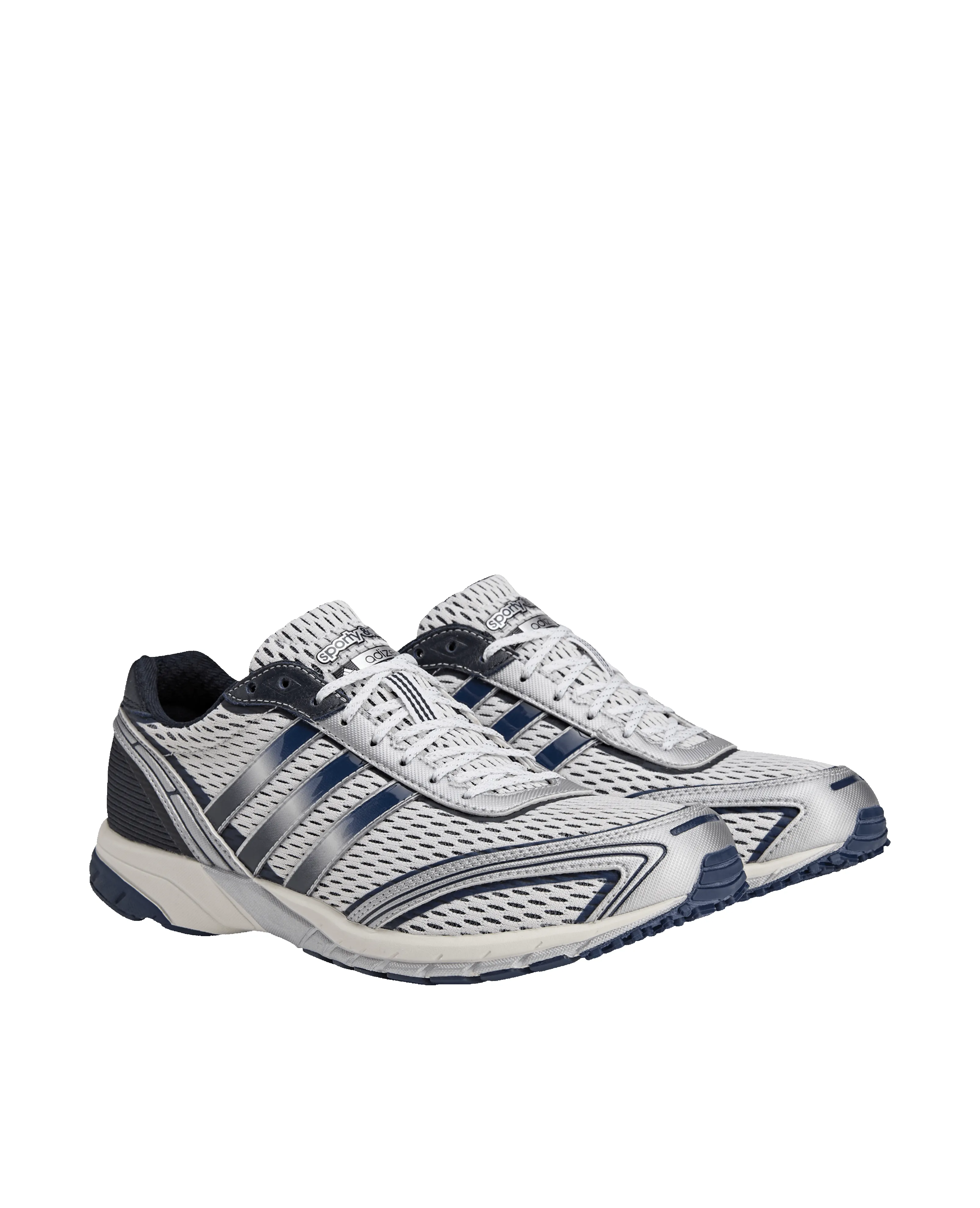 adidas WMNS Adizero Adios Sporty & Rich (Cloud White/Collegiate Navy/Cloud White) sold by Patta product image thumbnail 2