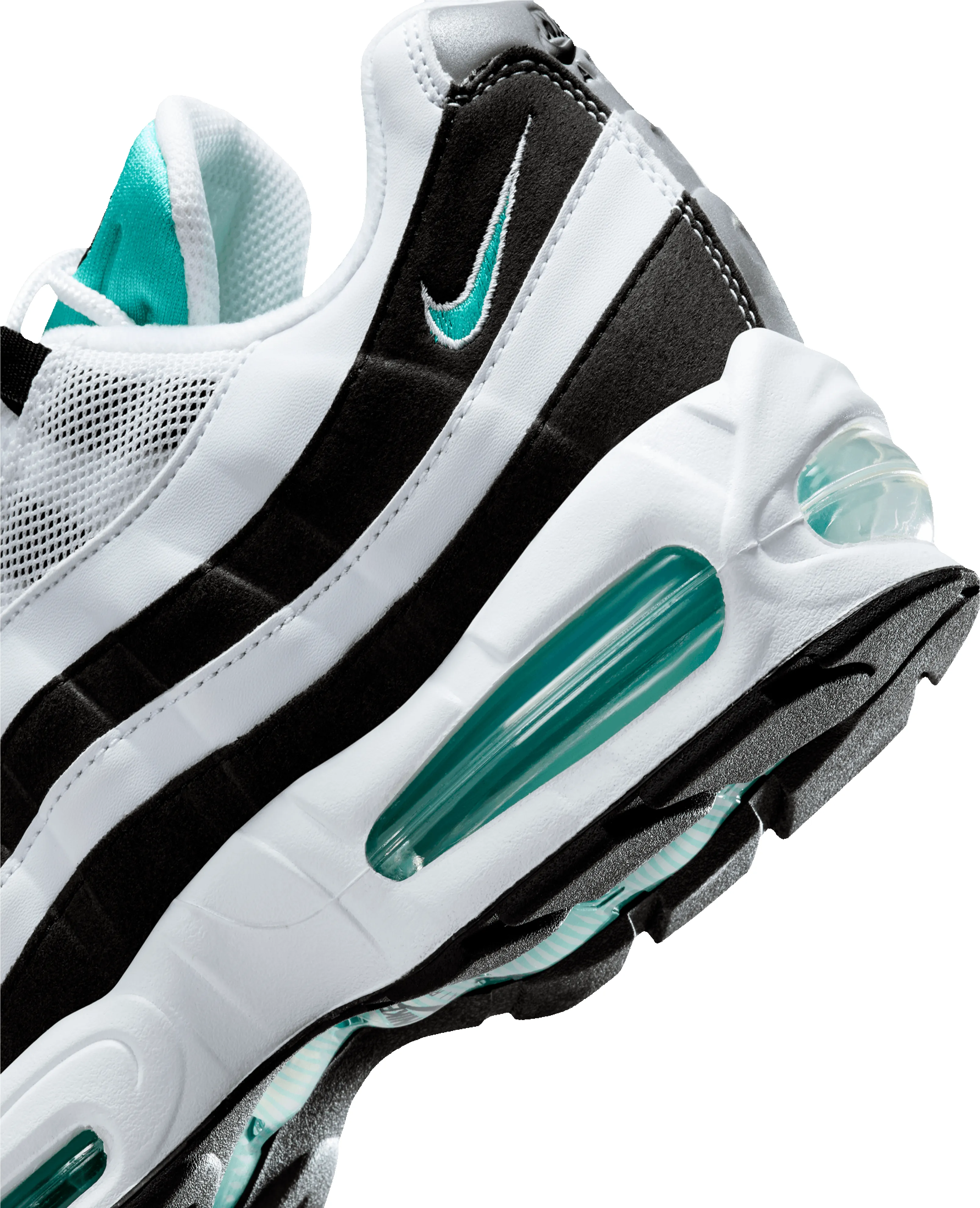 Nike Air Max 95 OG (White/Hyper Jade-Black-Metallic Silver) sold by Patta product image thumbnail 4
