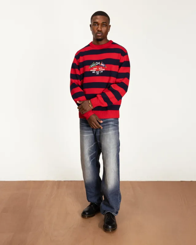 Patta Striped Flag Knitted Sweater (EA) made by Patta