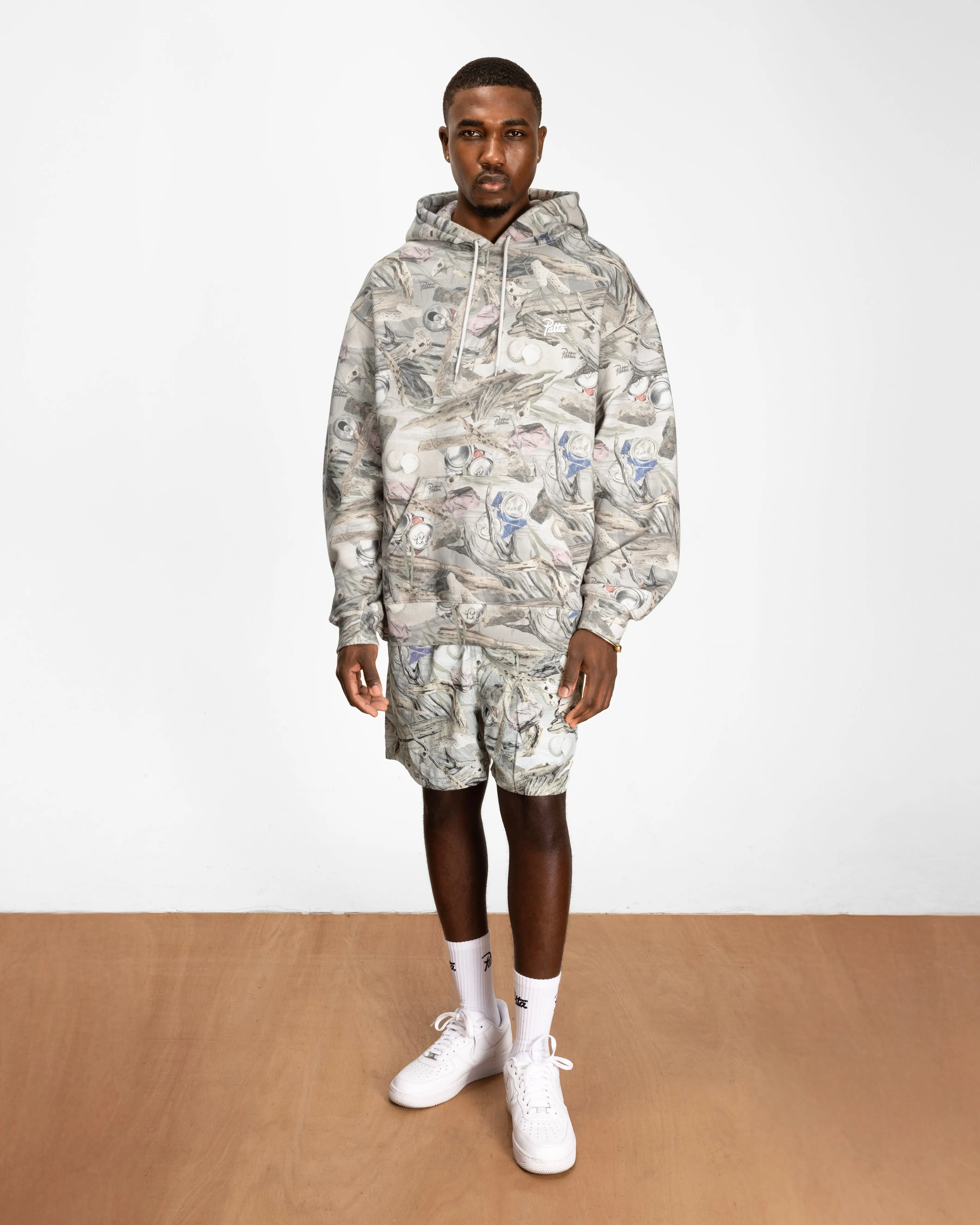 Patta Beach Print Boxy Hooded Sweater (EA) sold by Patta product image thumbnail 3