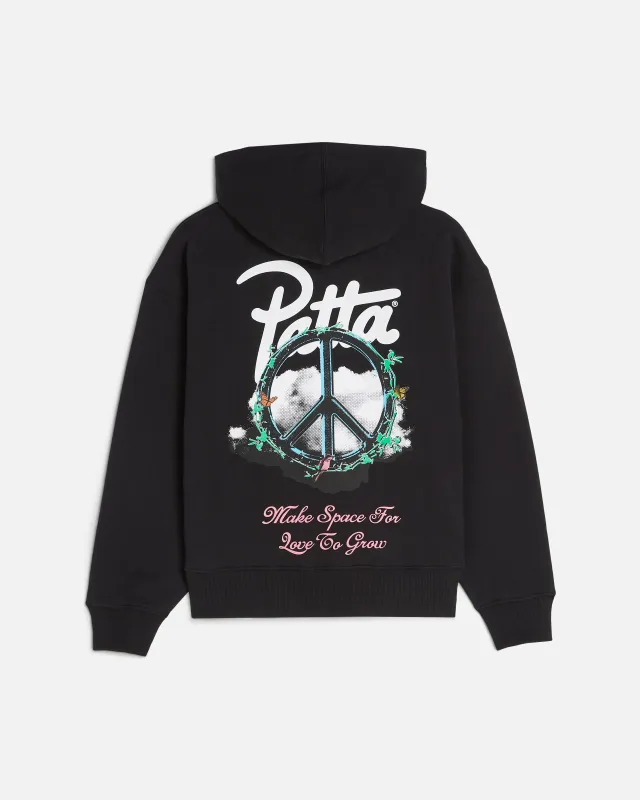 Patta Xerox Peace Boxy Hooded Sweater (EA) sold by Patta