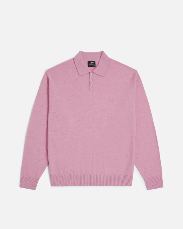 Patta Knitted Wool Longsleeve Polo Shirt (EA) sold by Patta