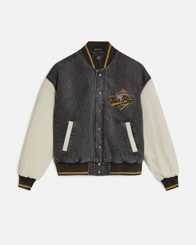 Patta Homerun Denim Varsity Jacket (EA) sold by Patta