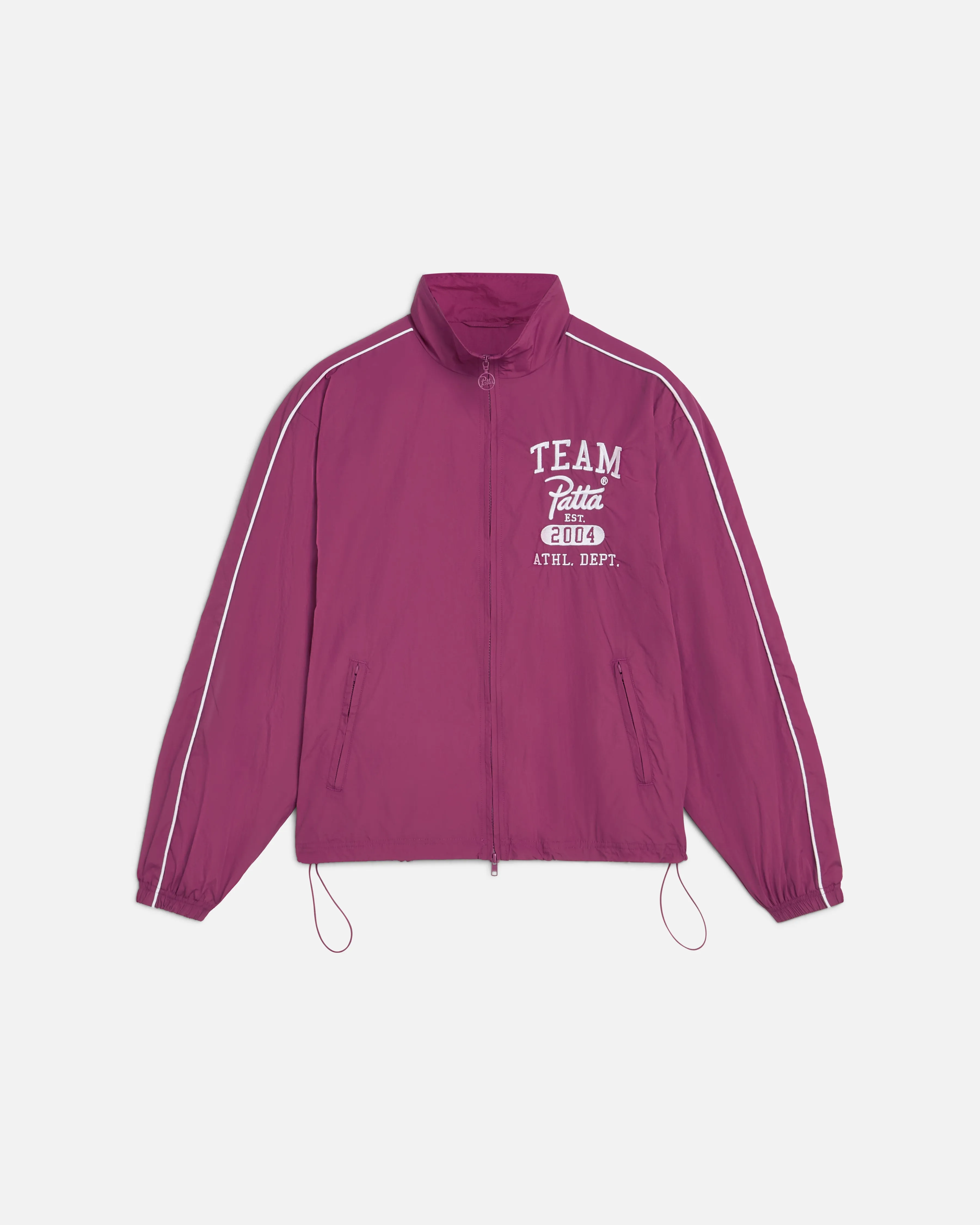 Patta Athletic Nylon Track Jacket (Boysenberry) sold by Patta