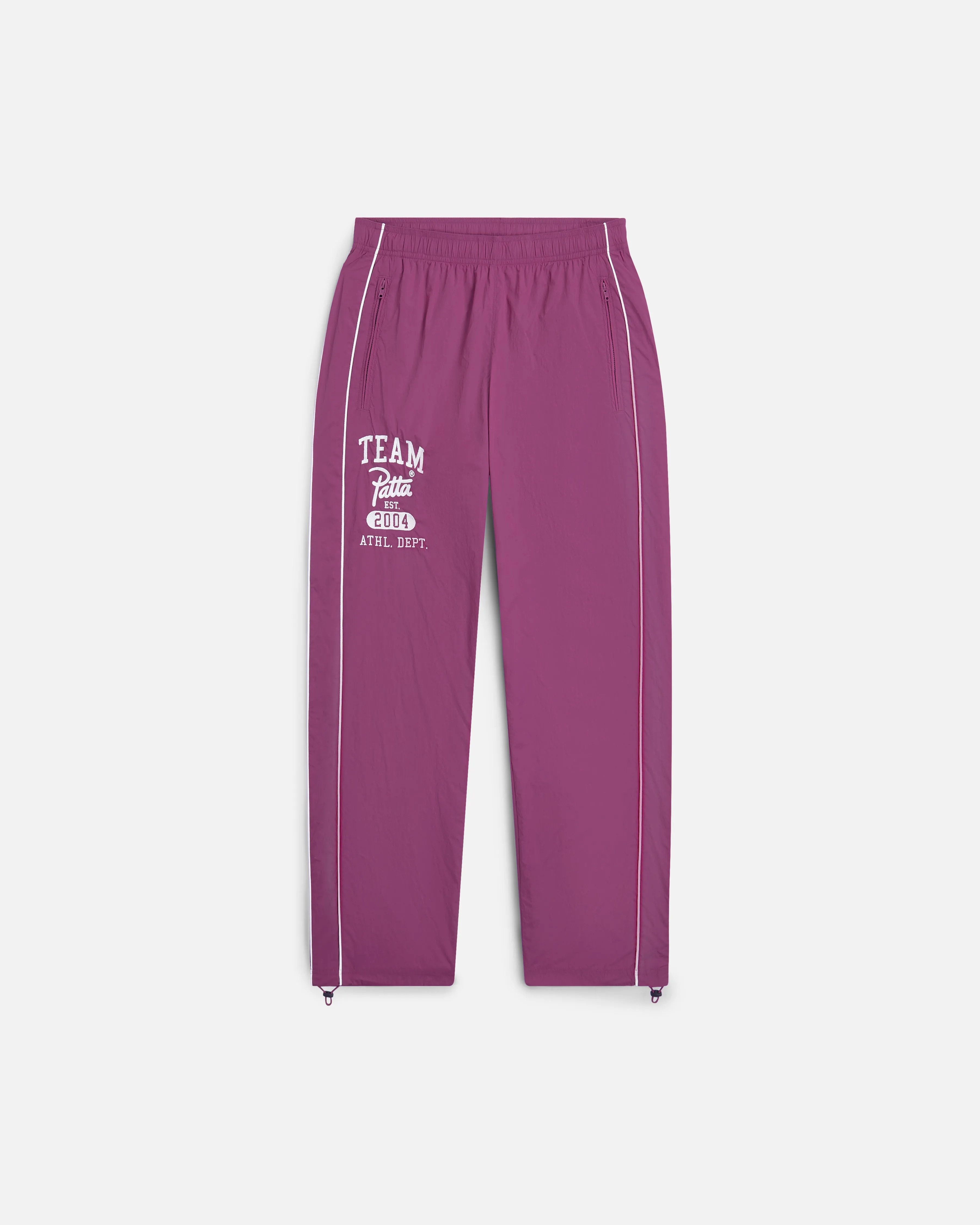 Patta Athletic Nylon Track Pants (Boysenberry) sold by Patta