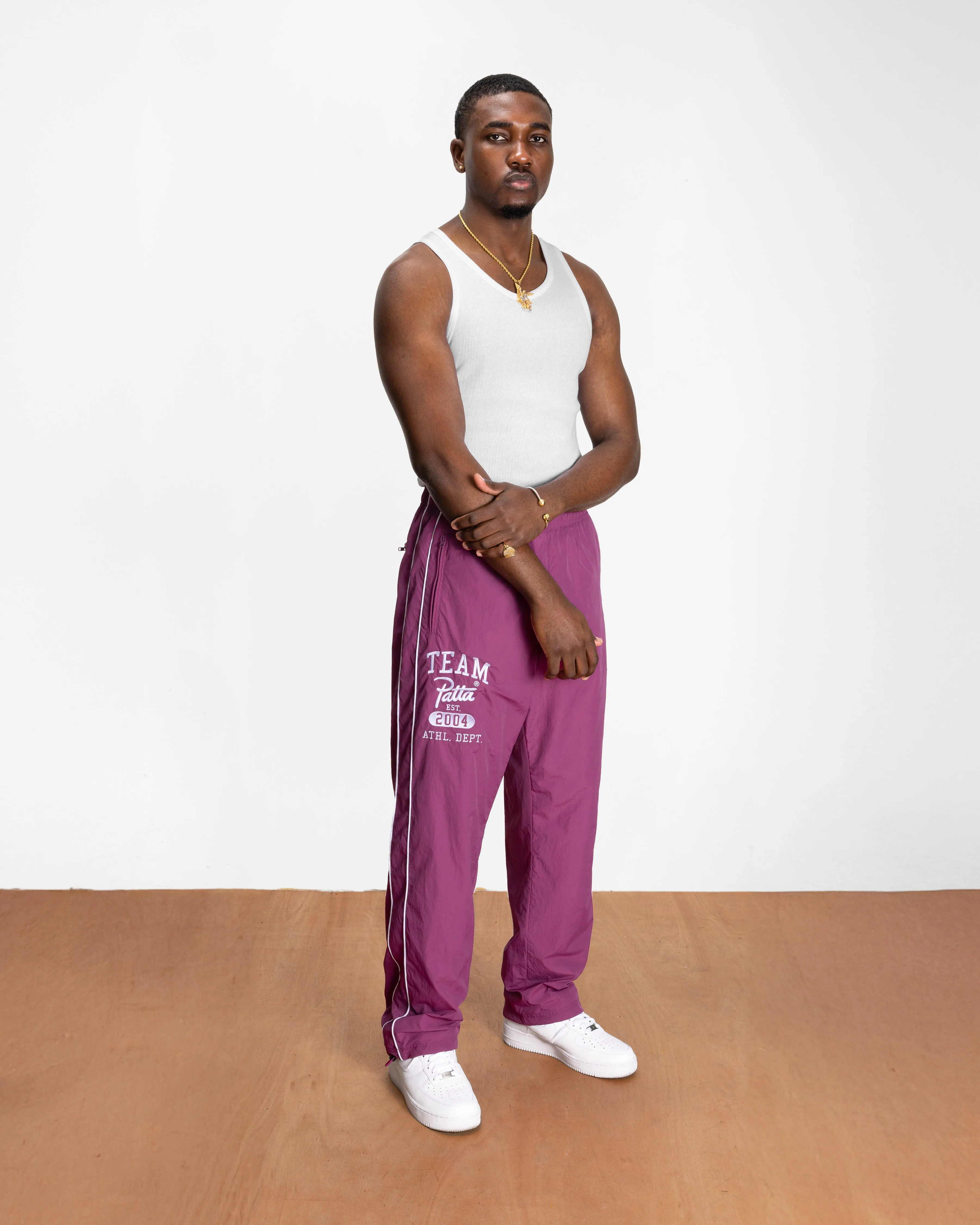 Patta Athletic Nylon Track Pants (Boysenberry) sold by Patta product image thumbnail 5