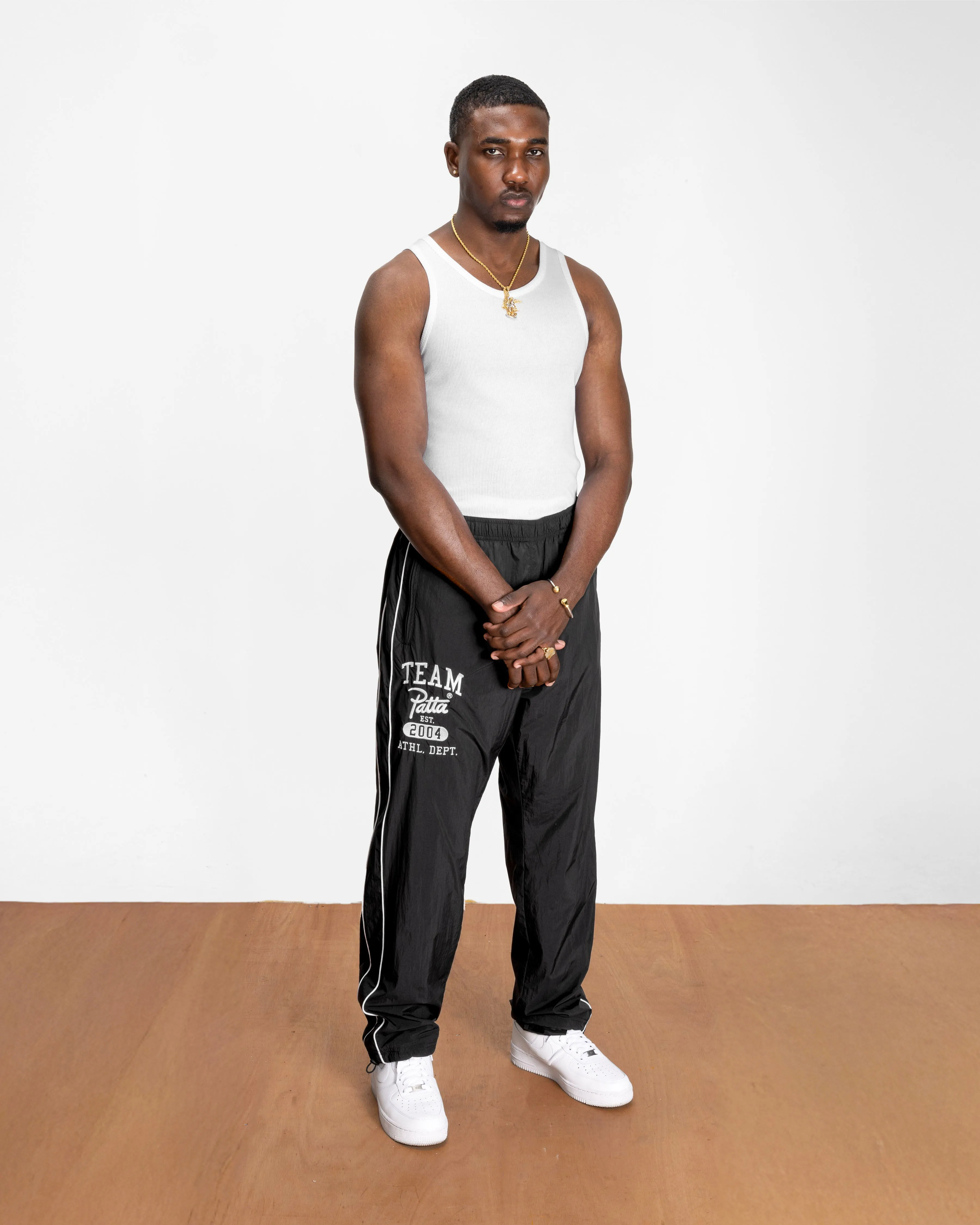 Patta Athletic Nylon Track Pants (Black) sold by Patta product image thumbnail 5