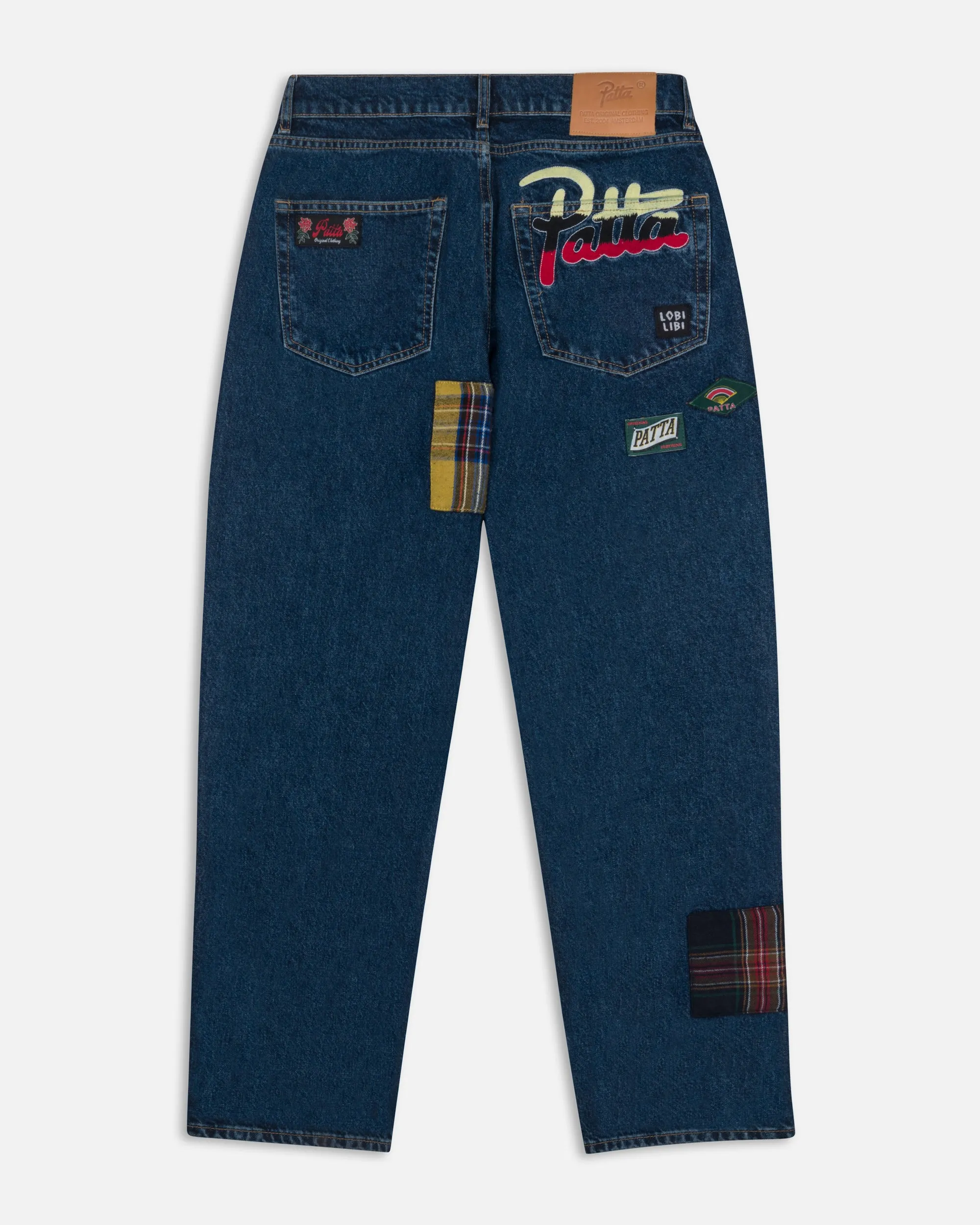 Patta Whole Lotta Labels Denim Pants (Blue Denim) sold by Patta product image thumbnail 2