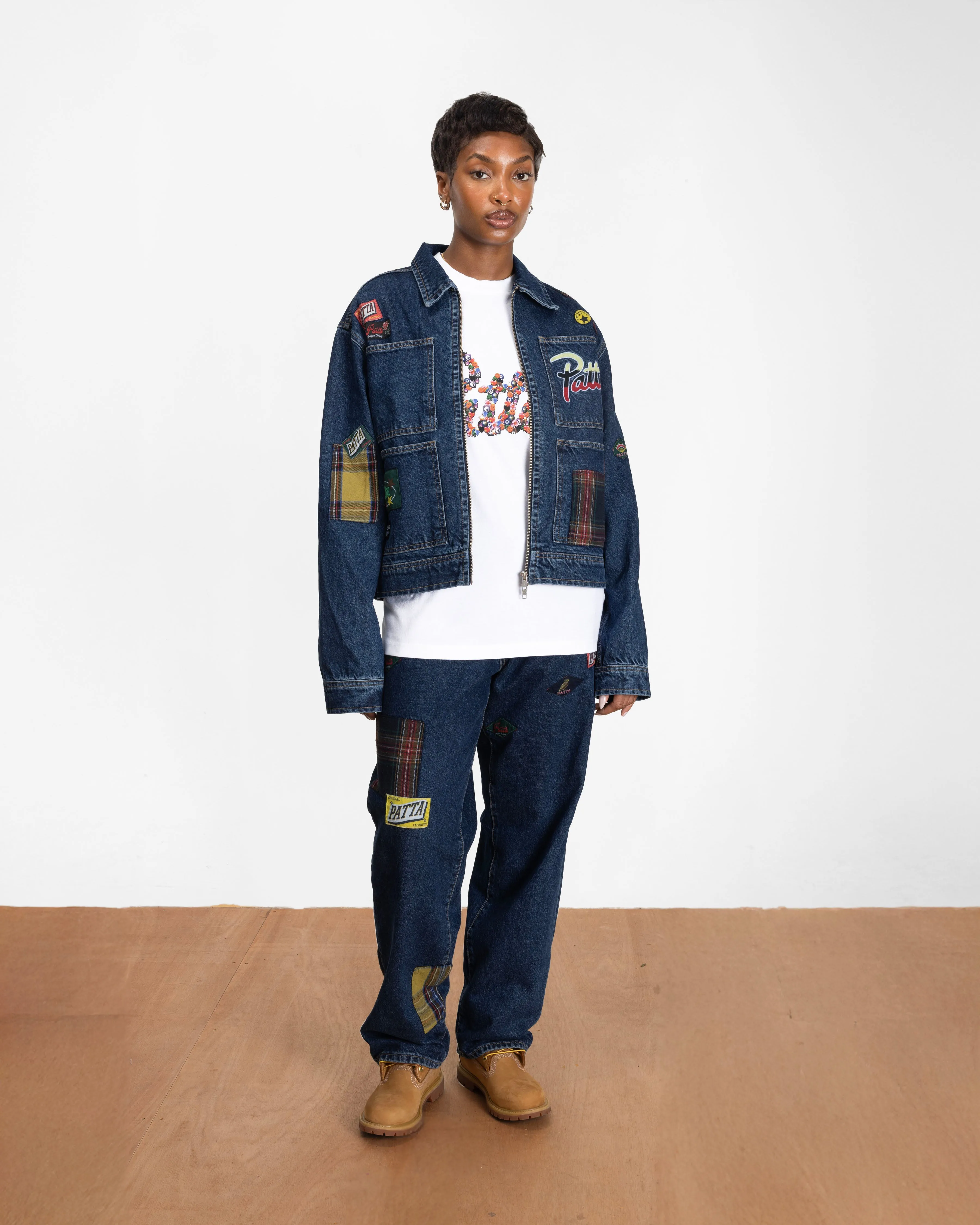 Patta Whole Lotta Labels Denim Pants (Blue Denim) sold by Patta product image thumbnail 4