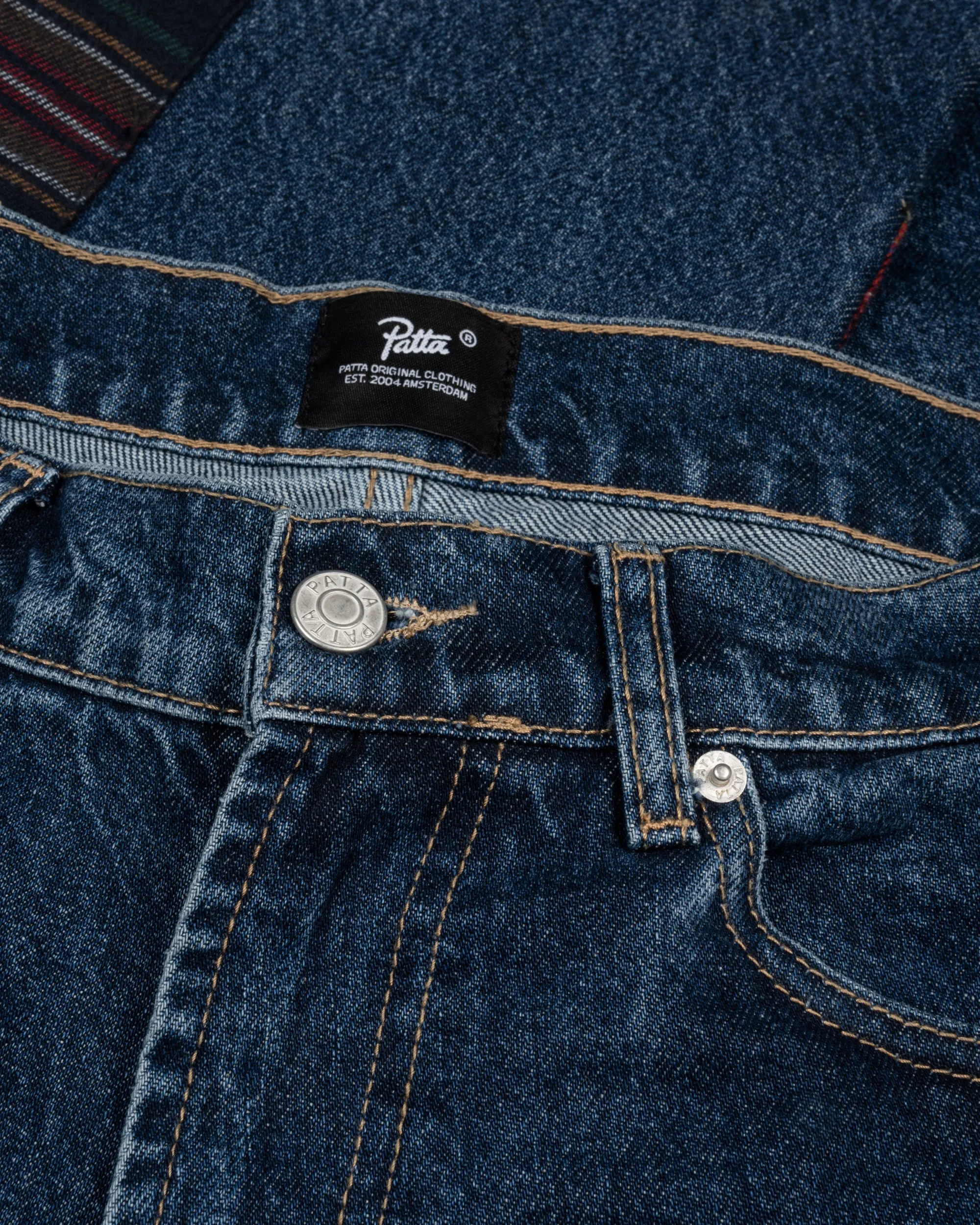 Patta Whole Lotta Labels Denim Pants (Blue Denim) sold by Patta product image thumbnail 5
