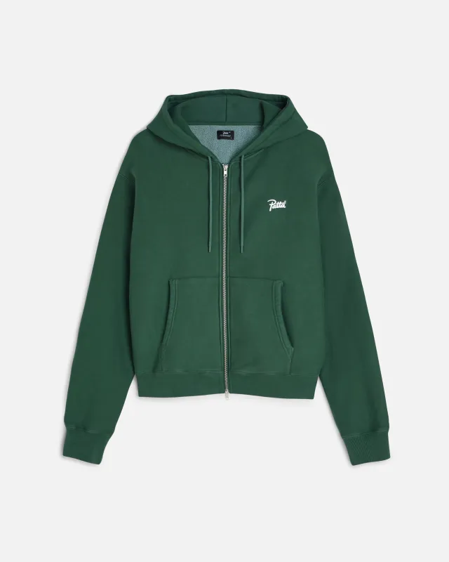 Patta Classic Zip Up Hooded Sweater (Bistro Green) sold by Patta