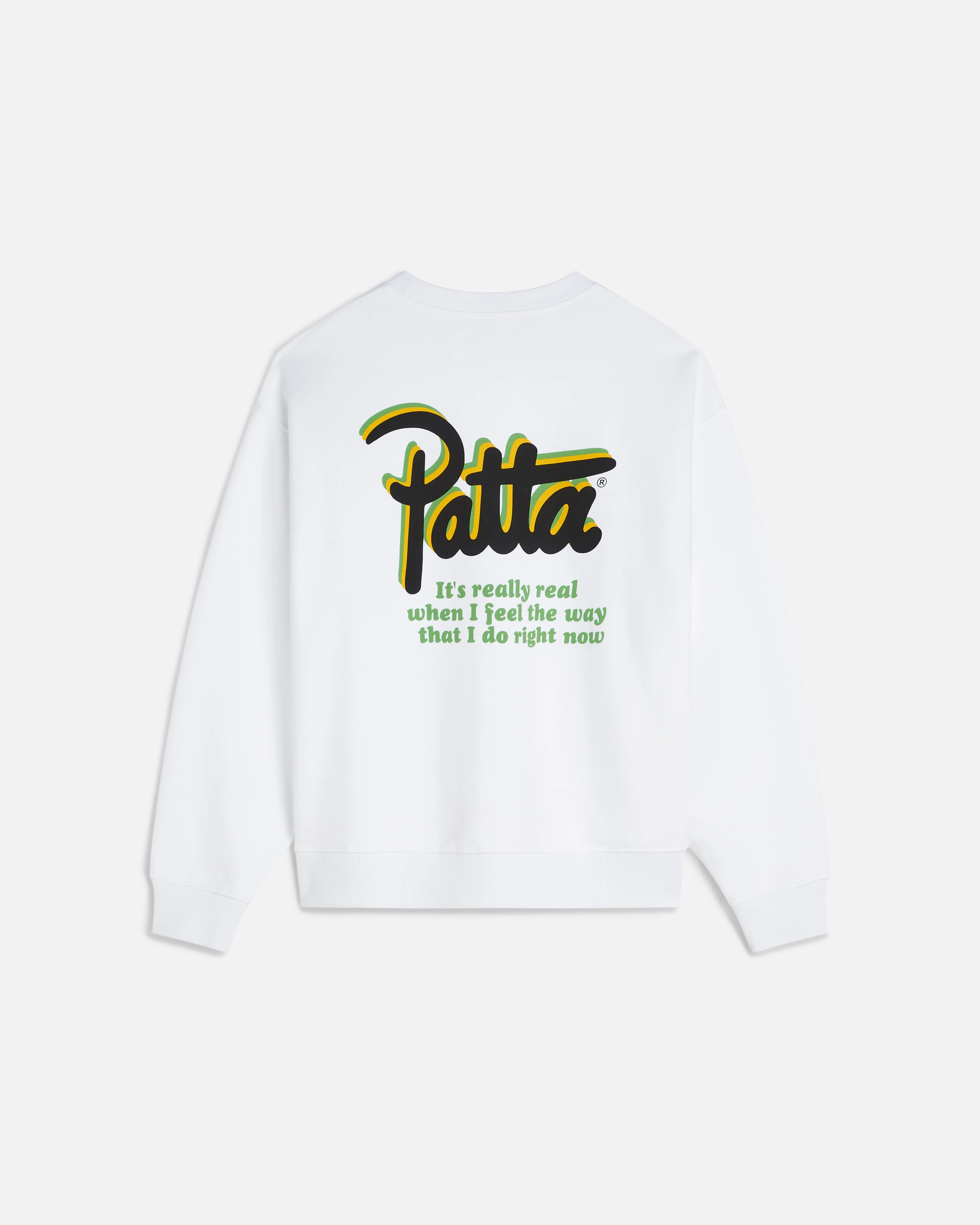 Patta Block Party Crewneck Sweater (White) sold by Patta product image thumbnail 2