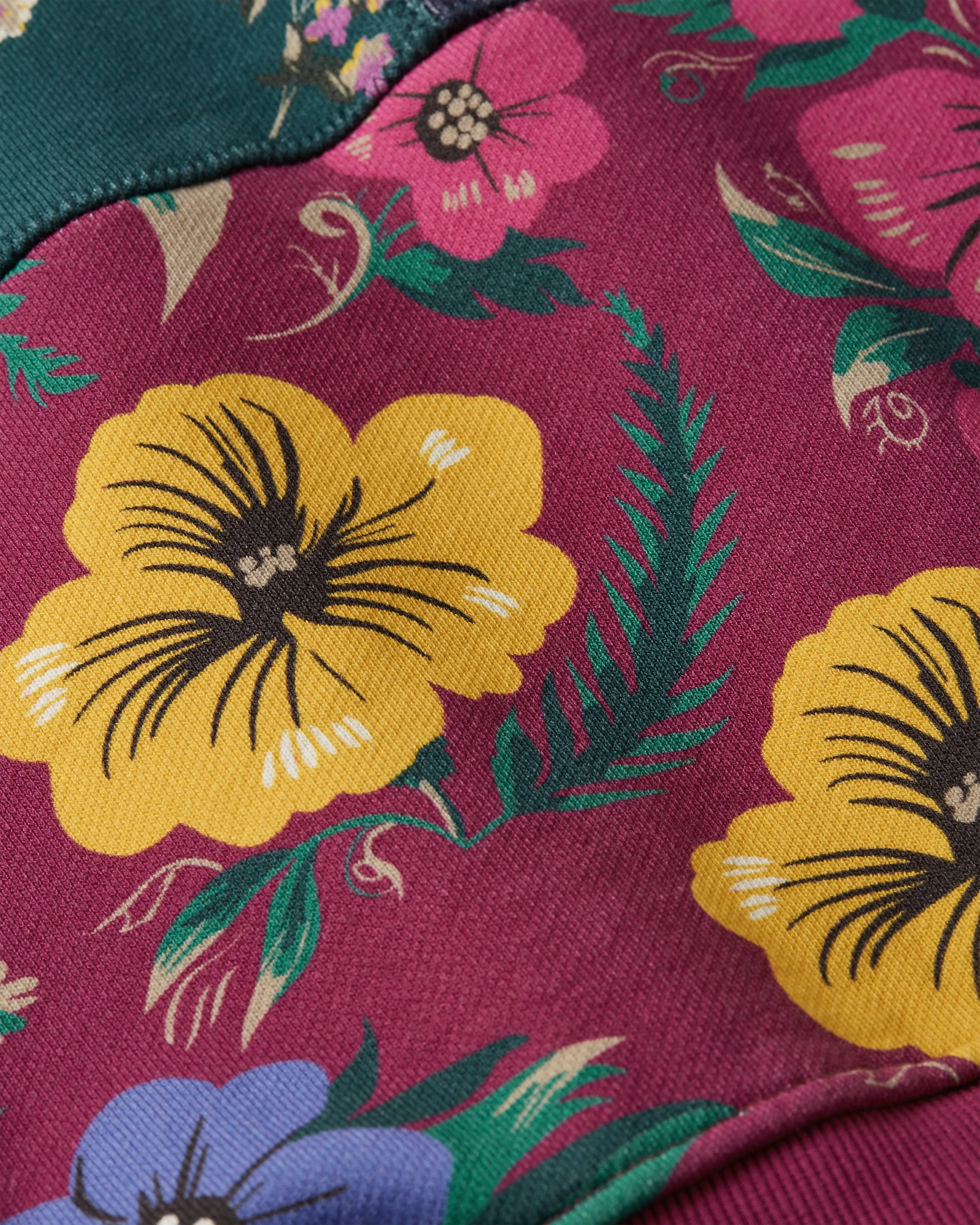 Patta Floral Patchwork Hooded Sweater (Multi) sold by Patta product image thumbnail 4