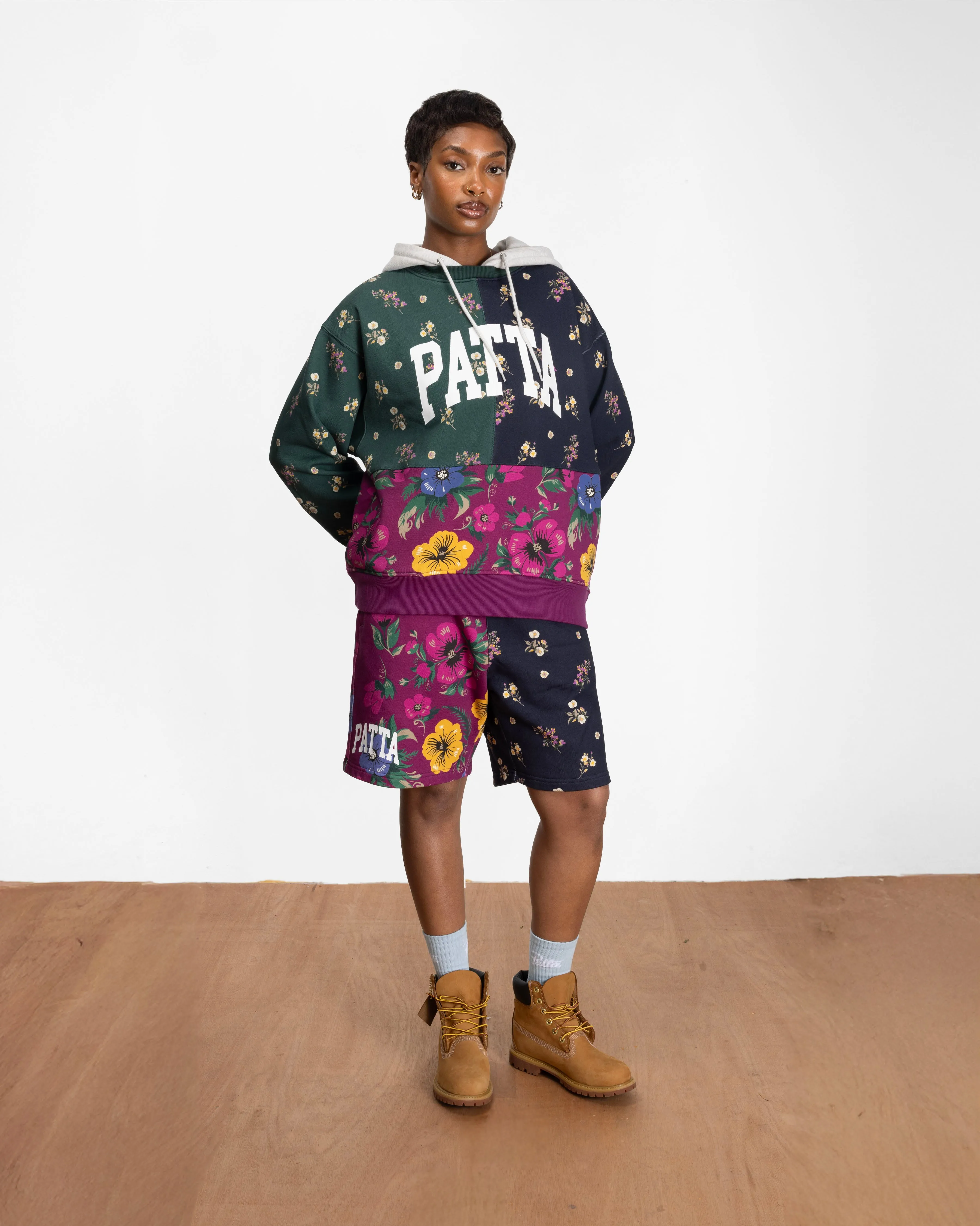 Patta Floral Patchwork Shorts (Multi) sold by Patta product image thumbnail 4