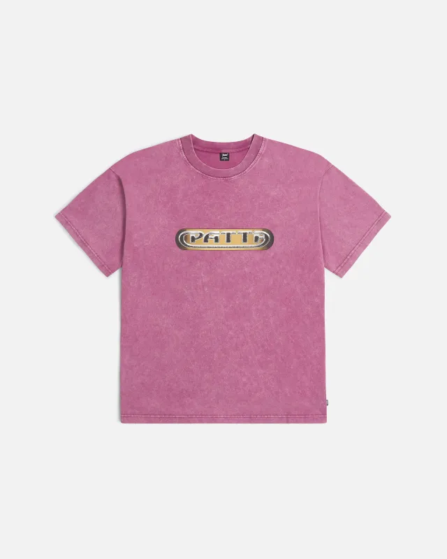 Patta Gilded Acid Washed T-Shirt (Boysenberry) made by Patta