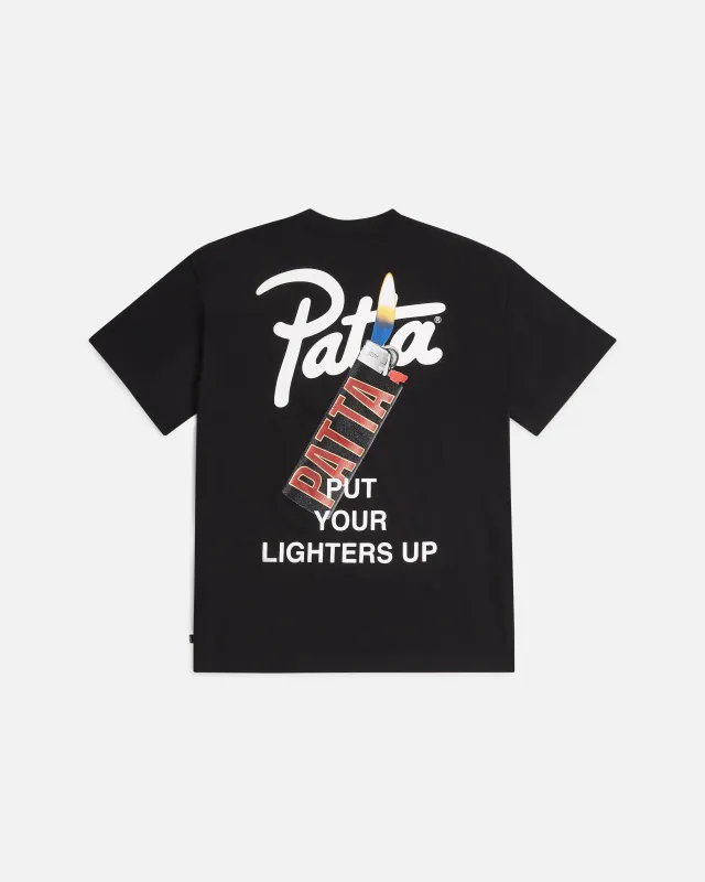 Patta Lighters T-Shirt (Black) sold by Patta