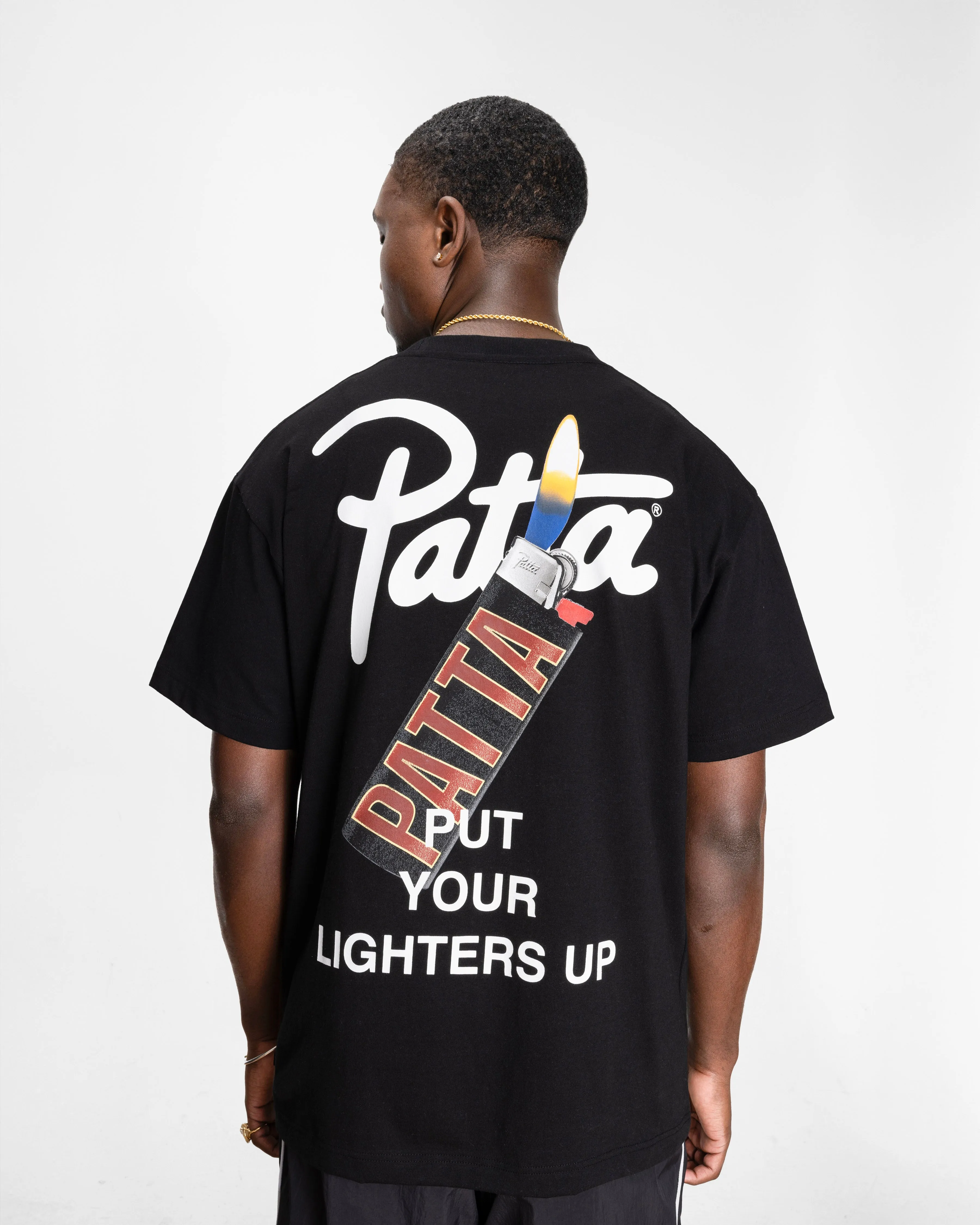 Patta Lighters T-Shirt (Black) sold by Patta product image thumbnail 4