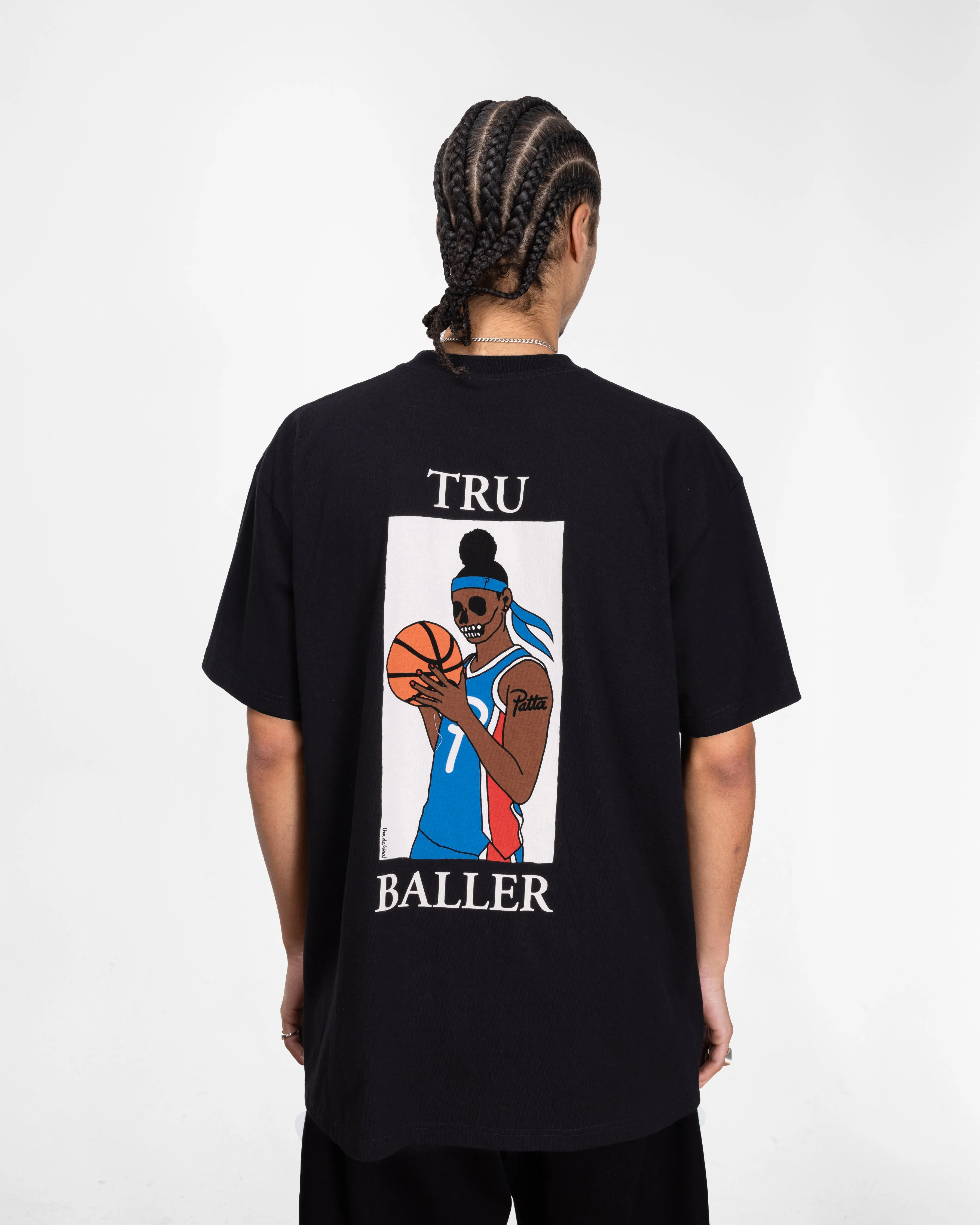 Patta Tru Baller T-Shirt (Black) sold by Patta product image thumbnail 4