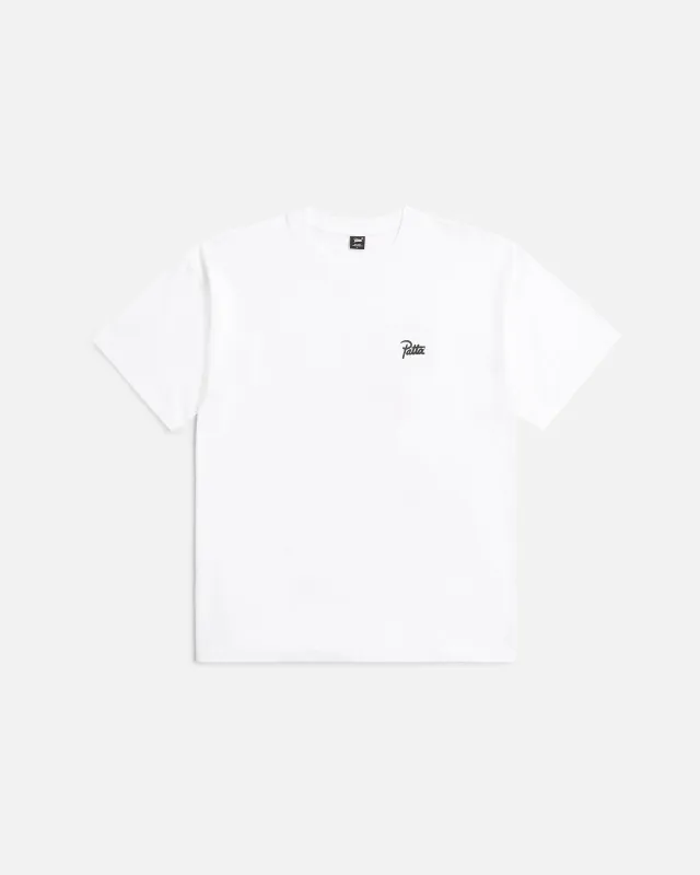 Patta Script Logo T-Shirt (White) sold by Patta