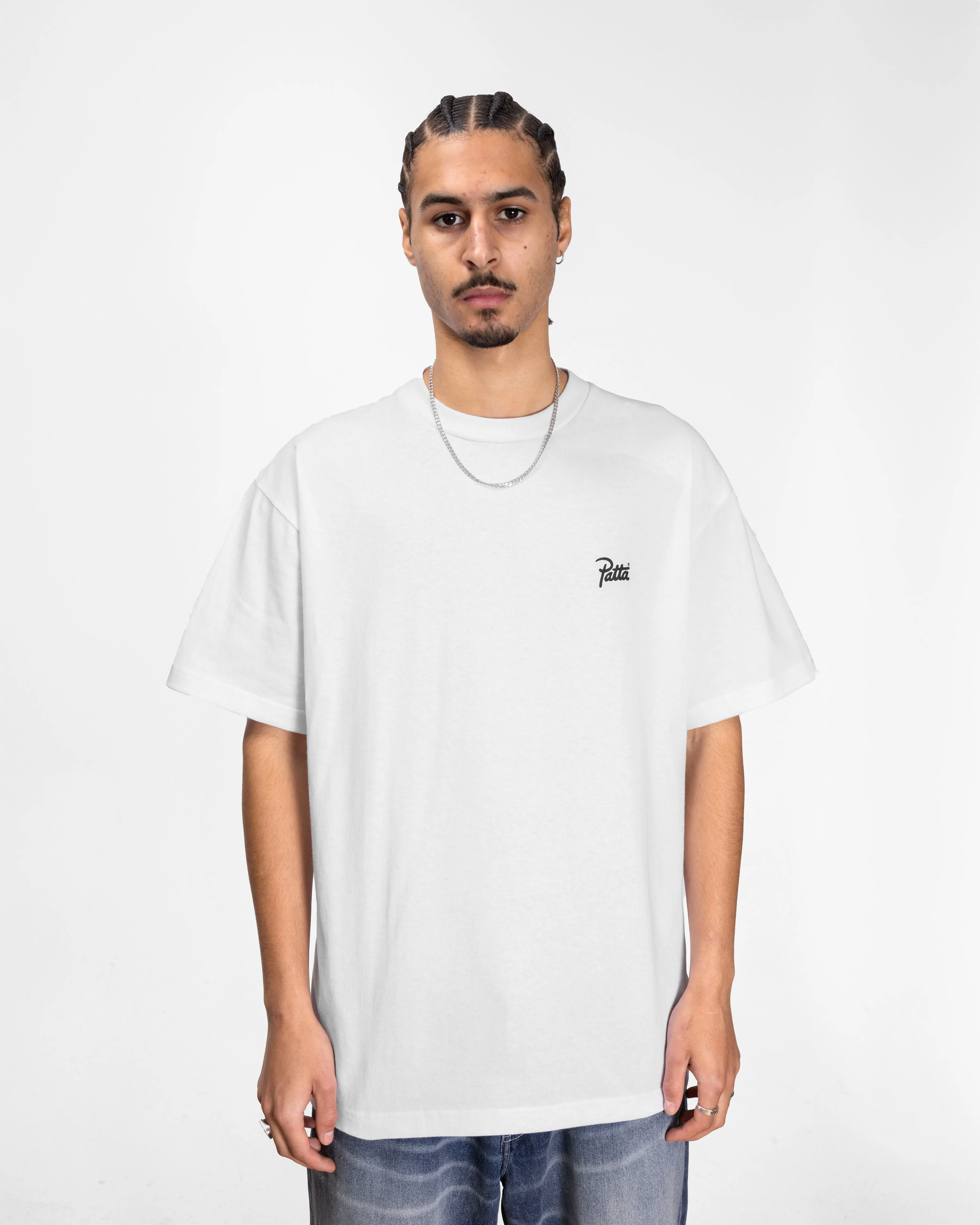 Patta Script Logo T-Shirt (White) sold by Patta product image thumbnail 4