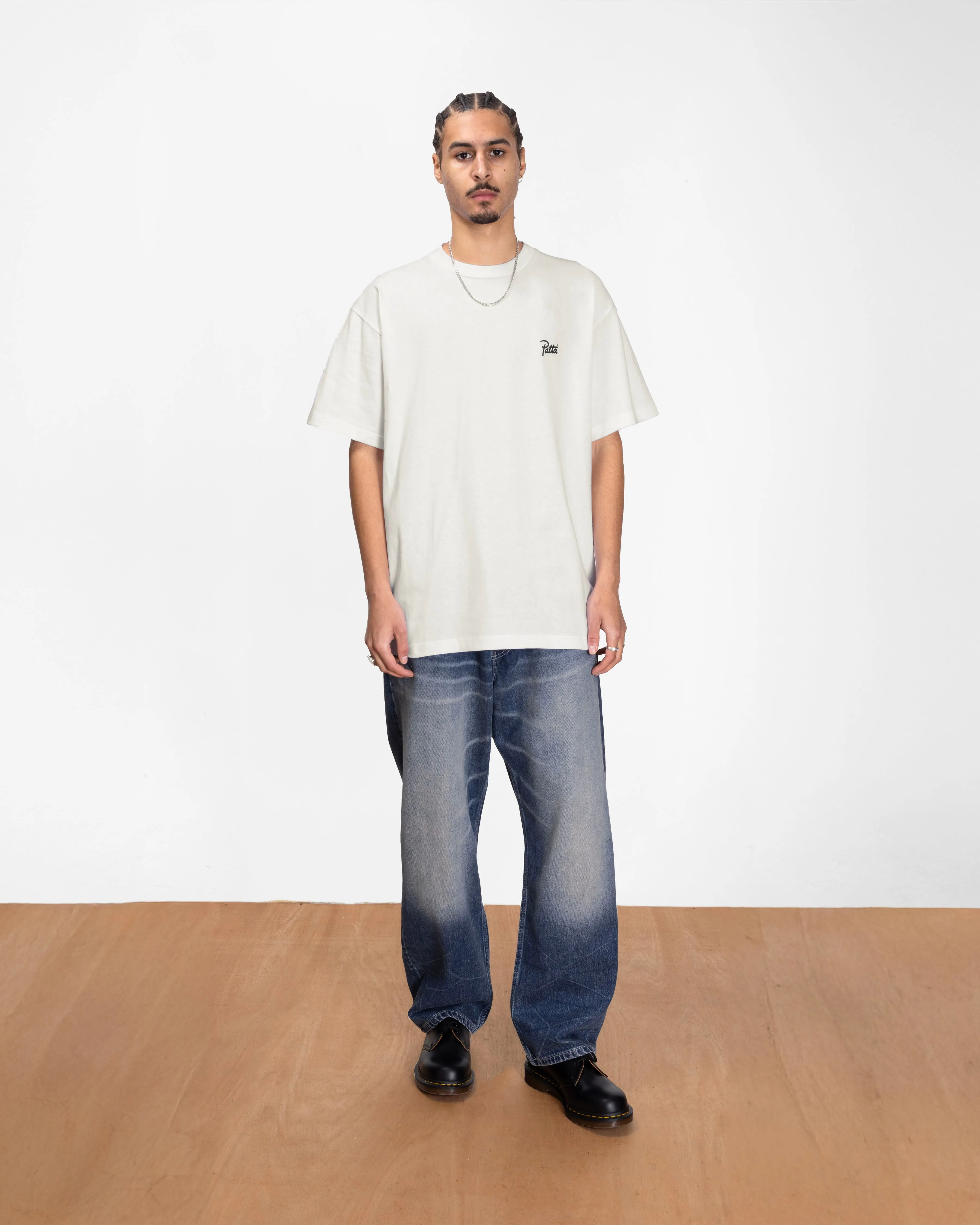 Patta Script Logo T-Shirt (White) sold by Patta product image thumbnail 5
