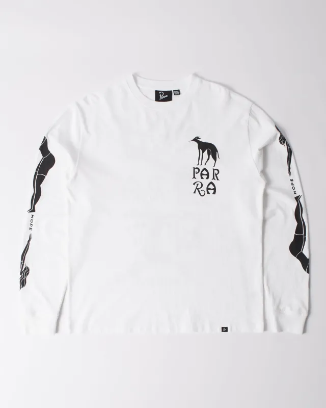 ByParra Dog Training Long Sleeve t-shirt (White) sold by Patta