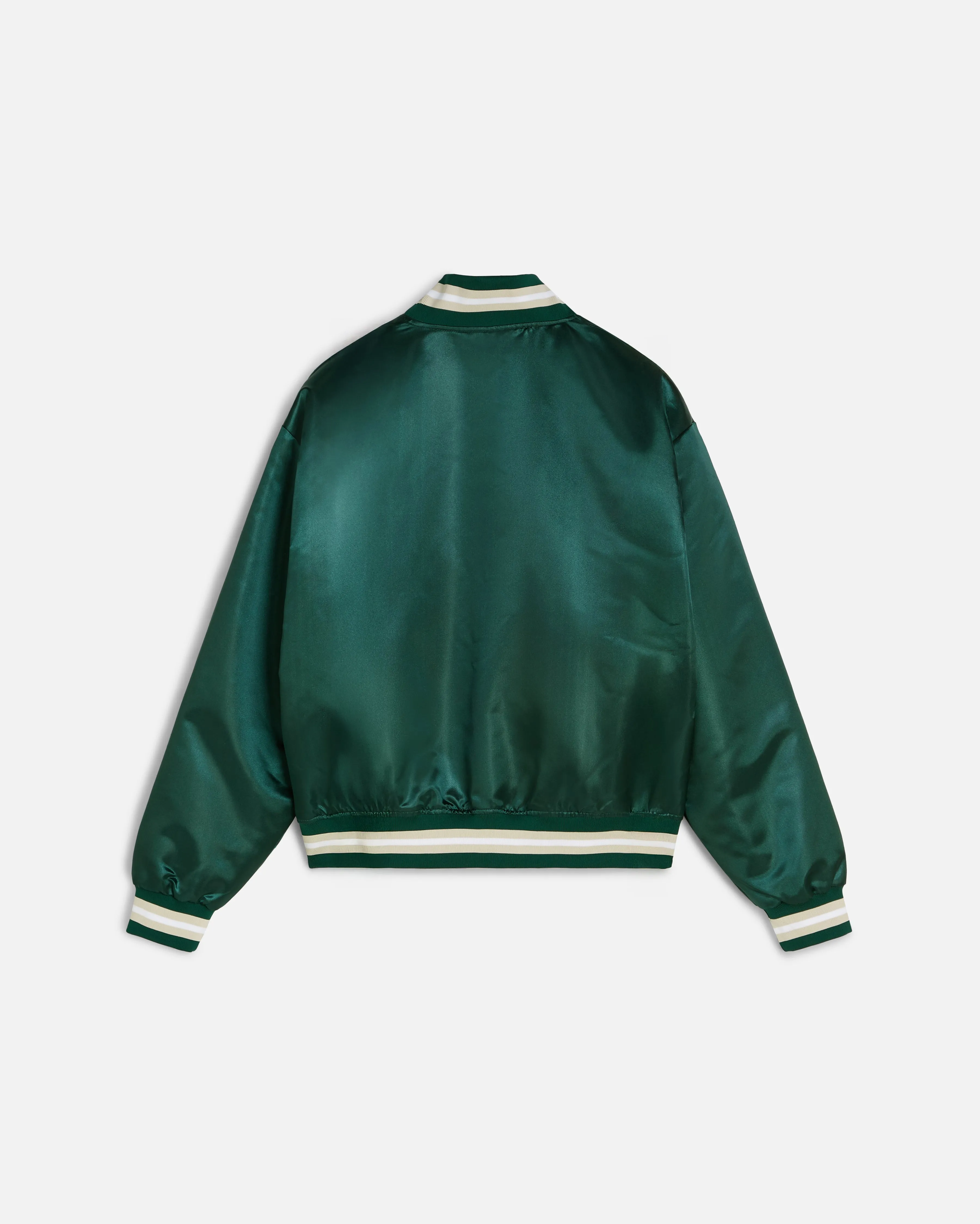 Patta Script Logo Satin Varsity Jacket (Bistro Green) sold by Patta product image thumbnail 2