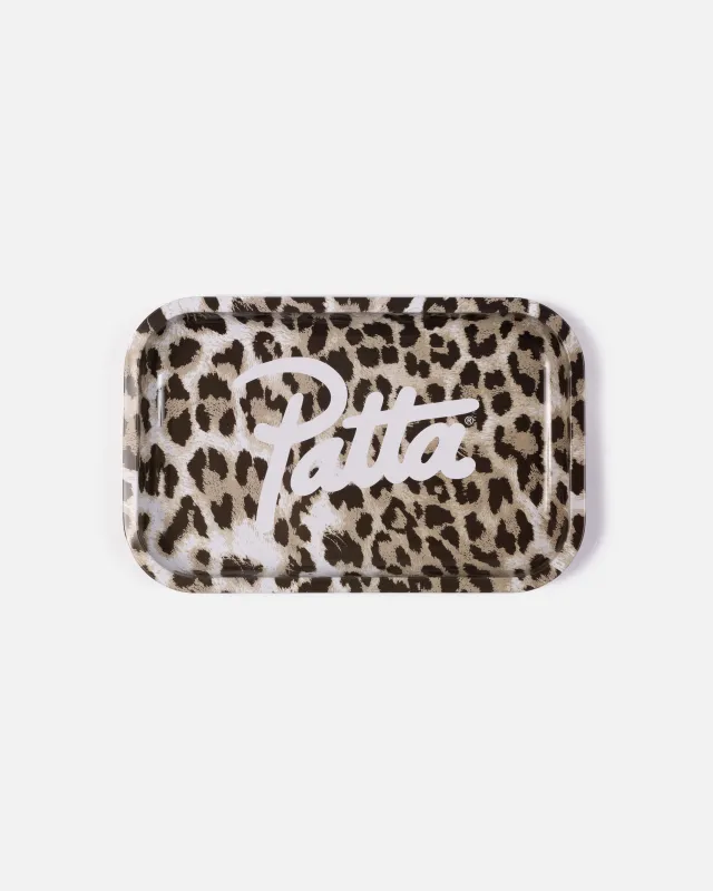 Patta Leopard Print Rolling Tray (Multi) made by Patta