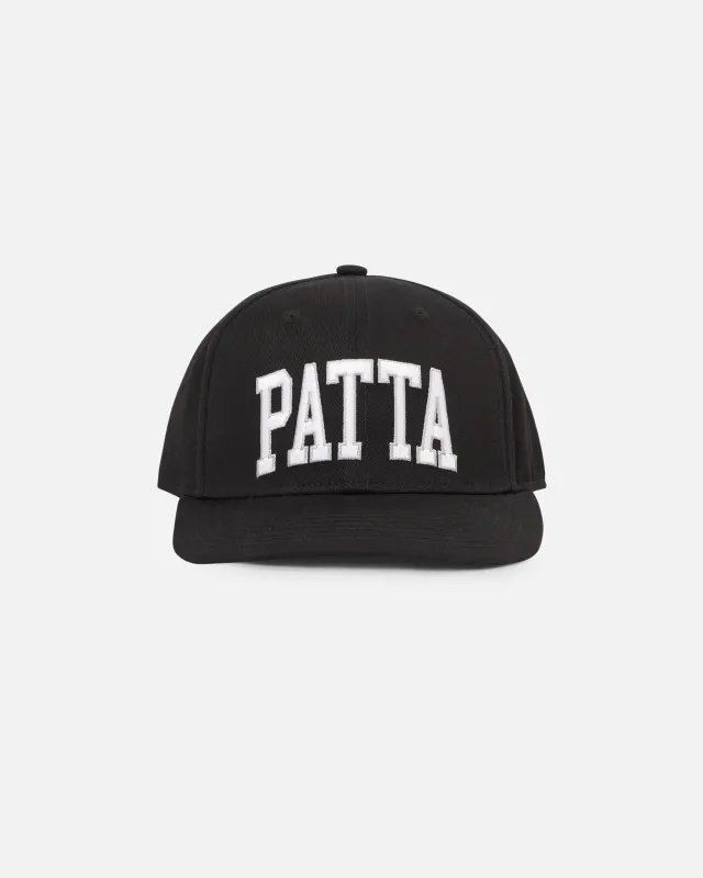Patta Arc logo Snapback Cap (Black/Blue (Black) made by Patta