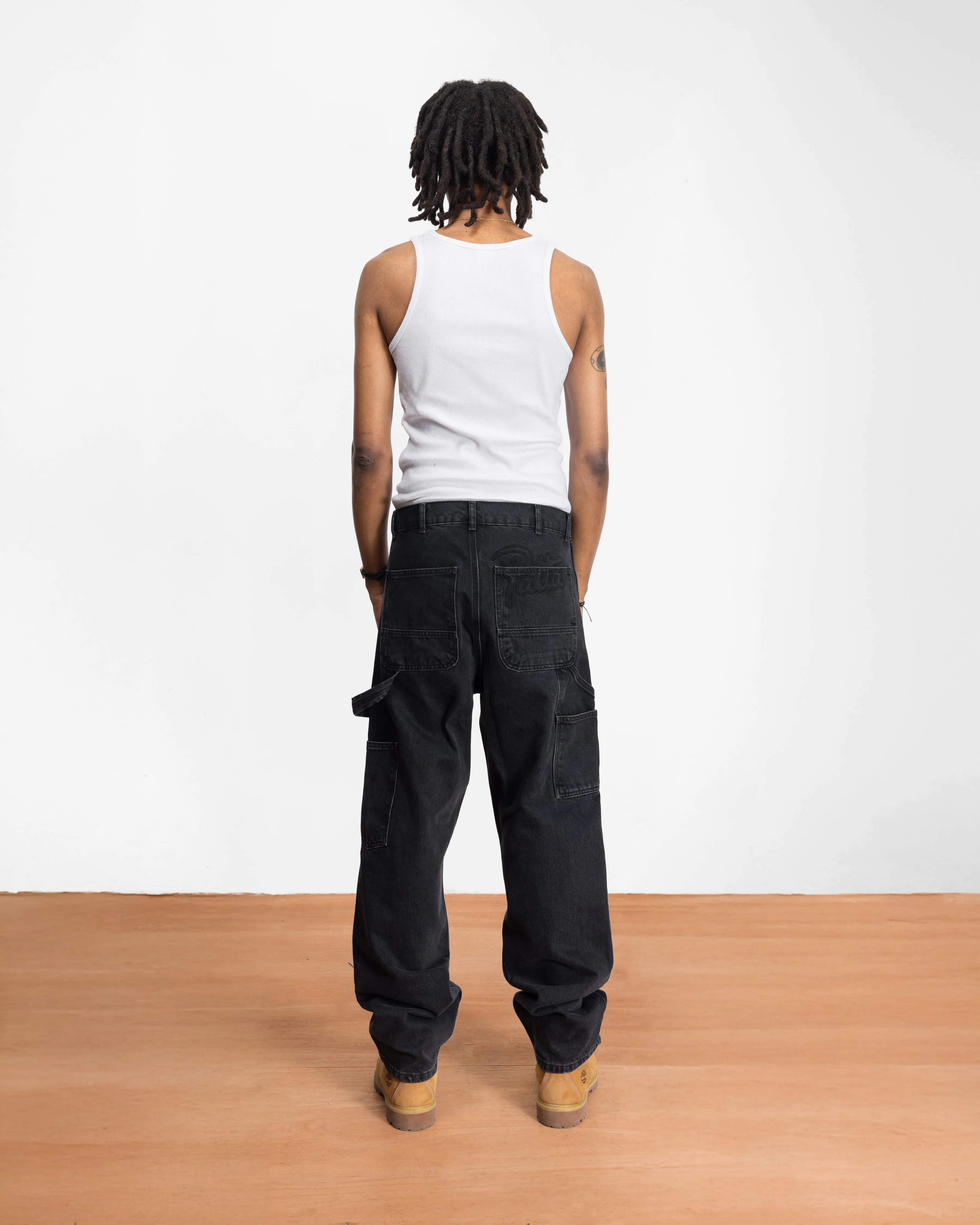 Patta Double Knee Denim Pants (Black Denim) sold by Patta product image thumbnail 4