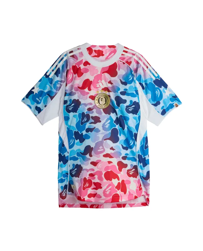adidas x Bape Football Jersey (Shock Blue) sold by Patta