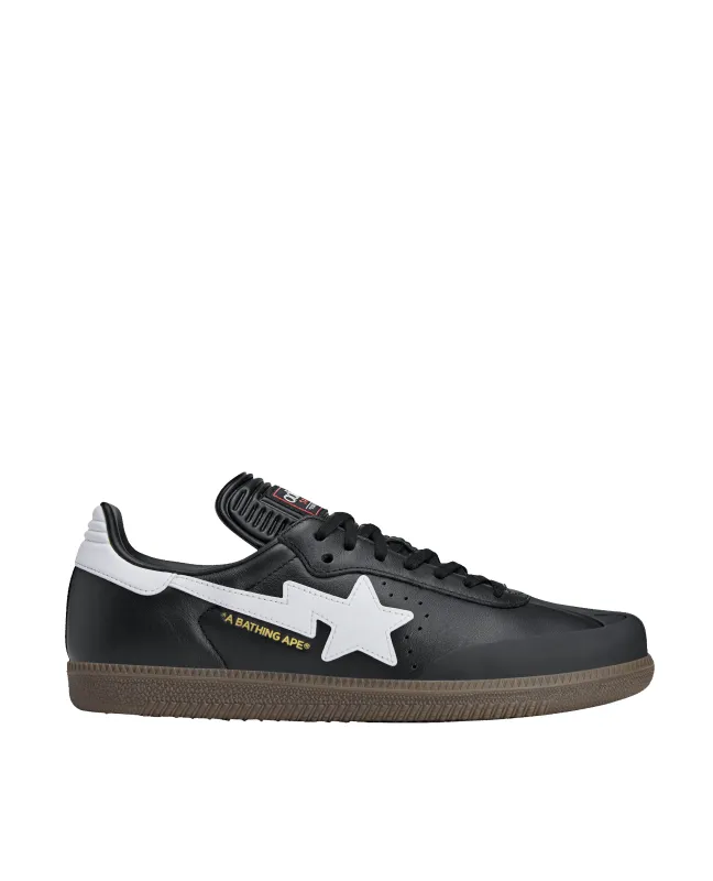 adidas Samba BAPE (Core Black/CloudWhite/Gum) sold by Patta