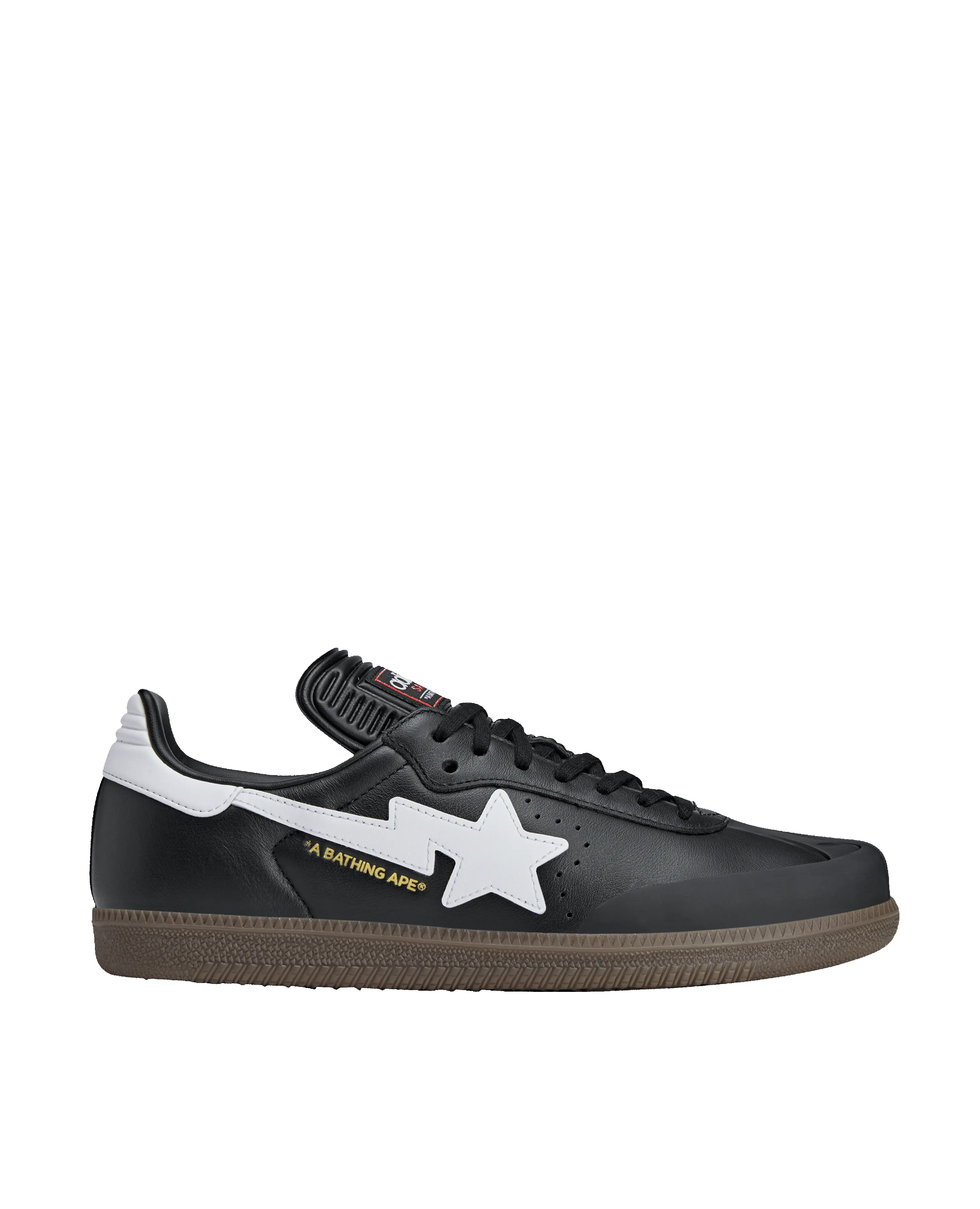 adidas Samba BAPE (Core Black/CloudWhite/Gum) sold by Patta