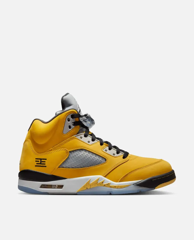 Air Jordan 5 Retro "Varsity Maize and Wolf Grey" (Yellow/Multi-Color) made by Nike