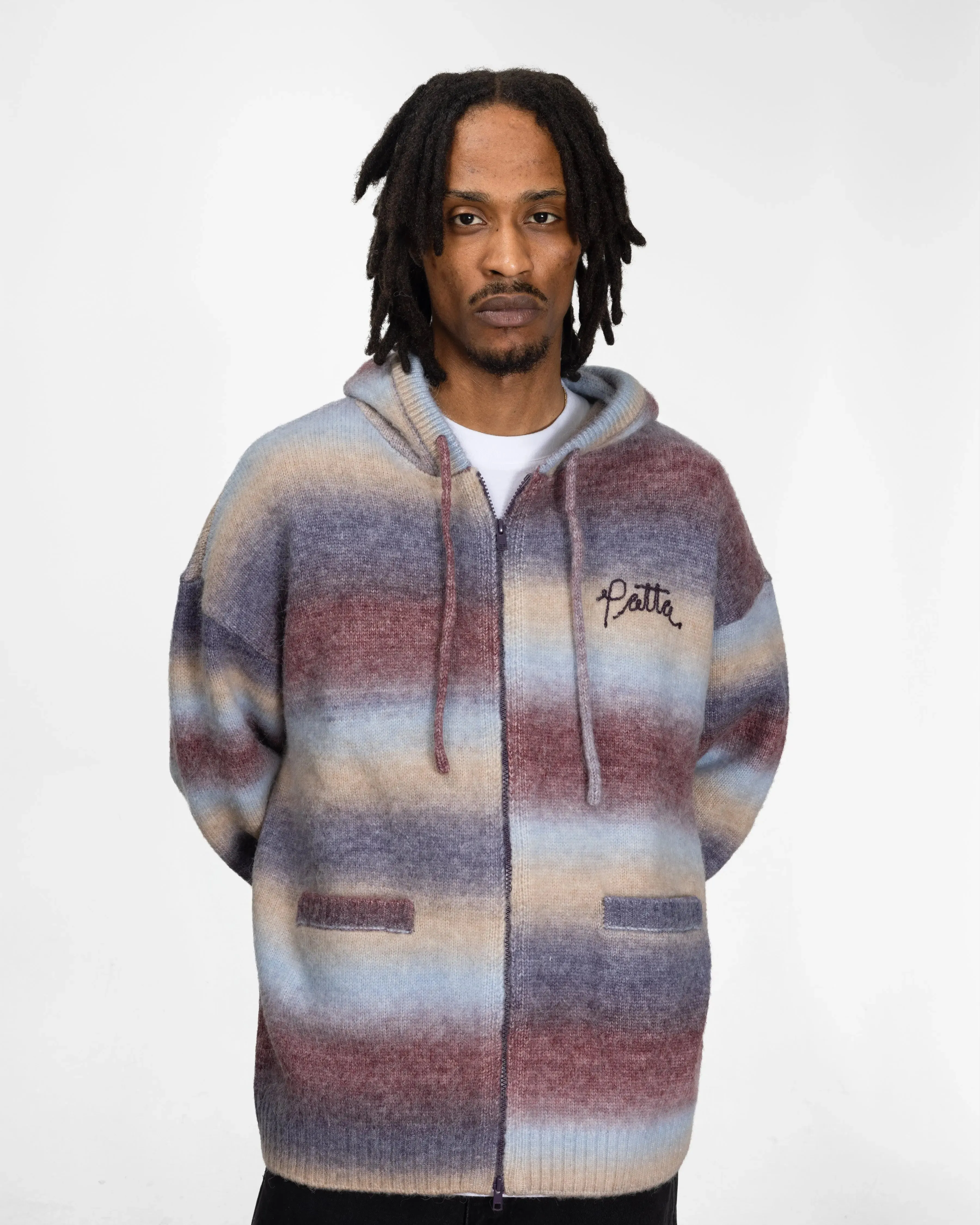 Patta Space Dye Knitted Hooded Sweater (Multi) sold by Patta product image thumbnail 3
