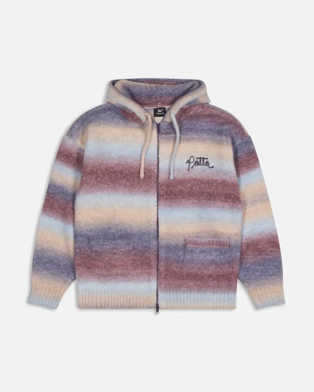 Patta Space Dye Knitted Hooded Sweater (Multi) sold by Patta