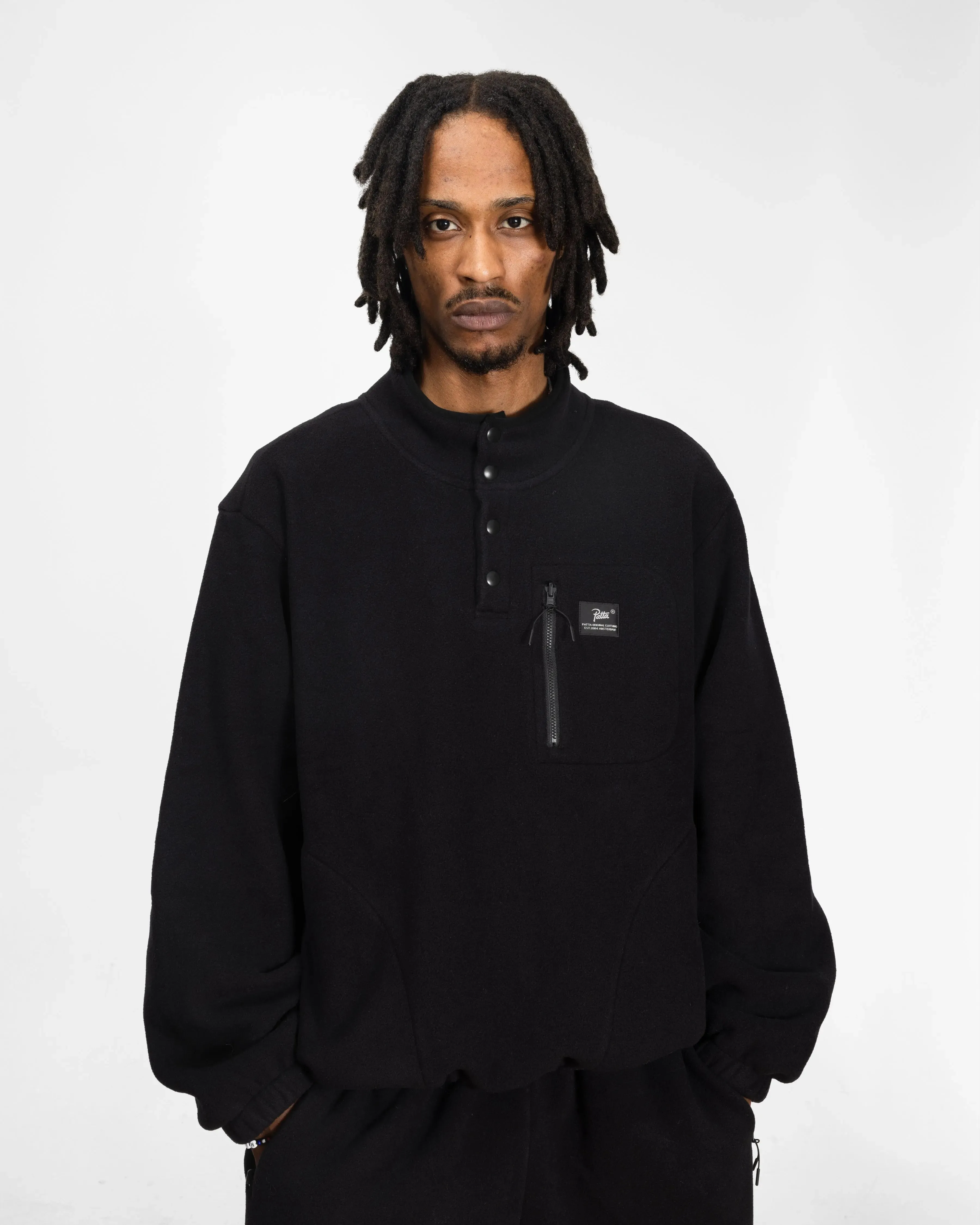 Patta Sherpa Fleece Overhead (Black) sold by Patta product image thumbnail 3