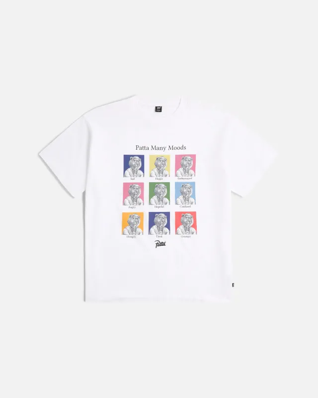 Patta Many Moods T-Shirt (White) sold by Patta