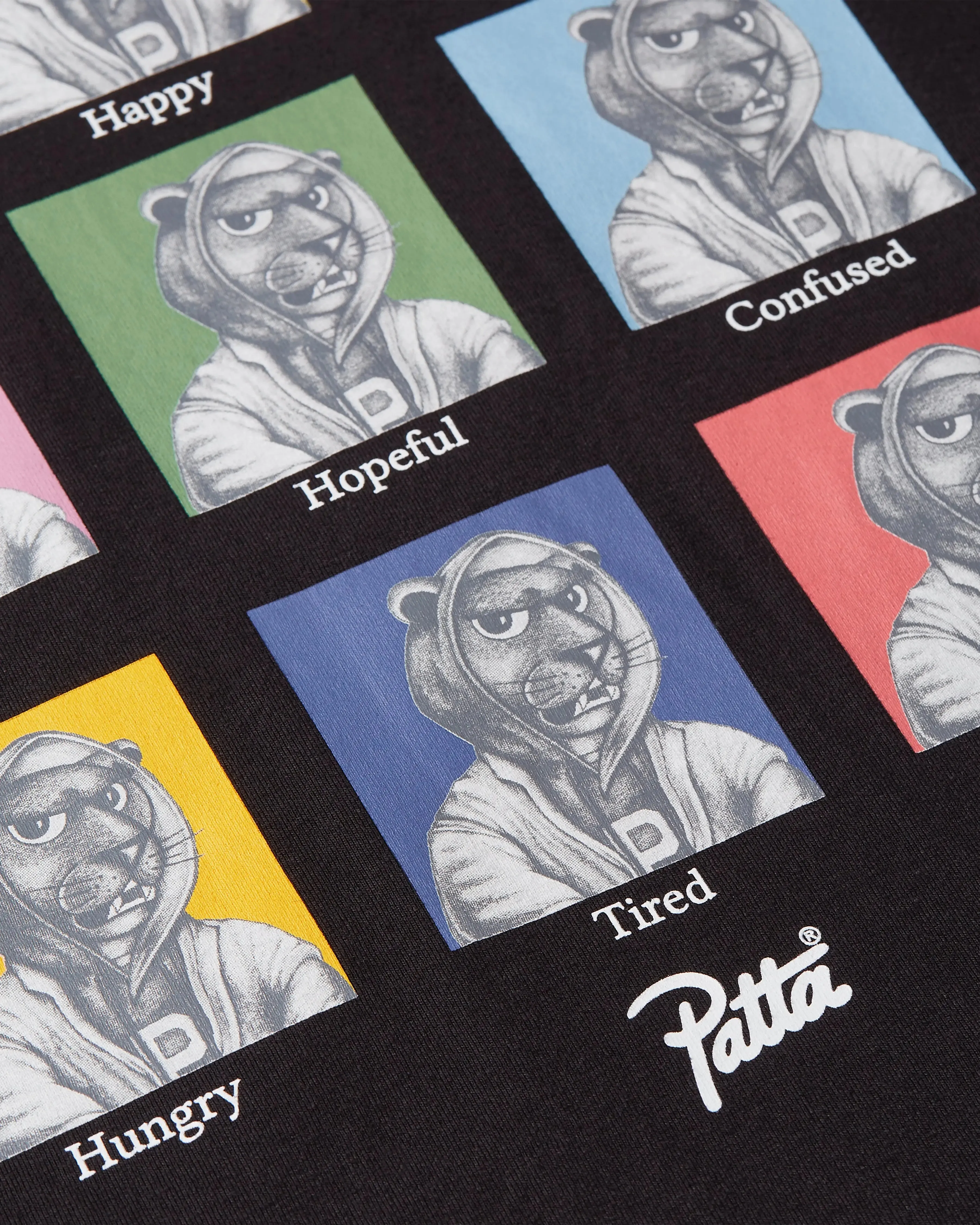 Patta Many Moods T-Shirt (Black) sold by Patta product image thumbnail 5