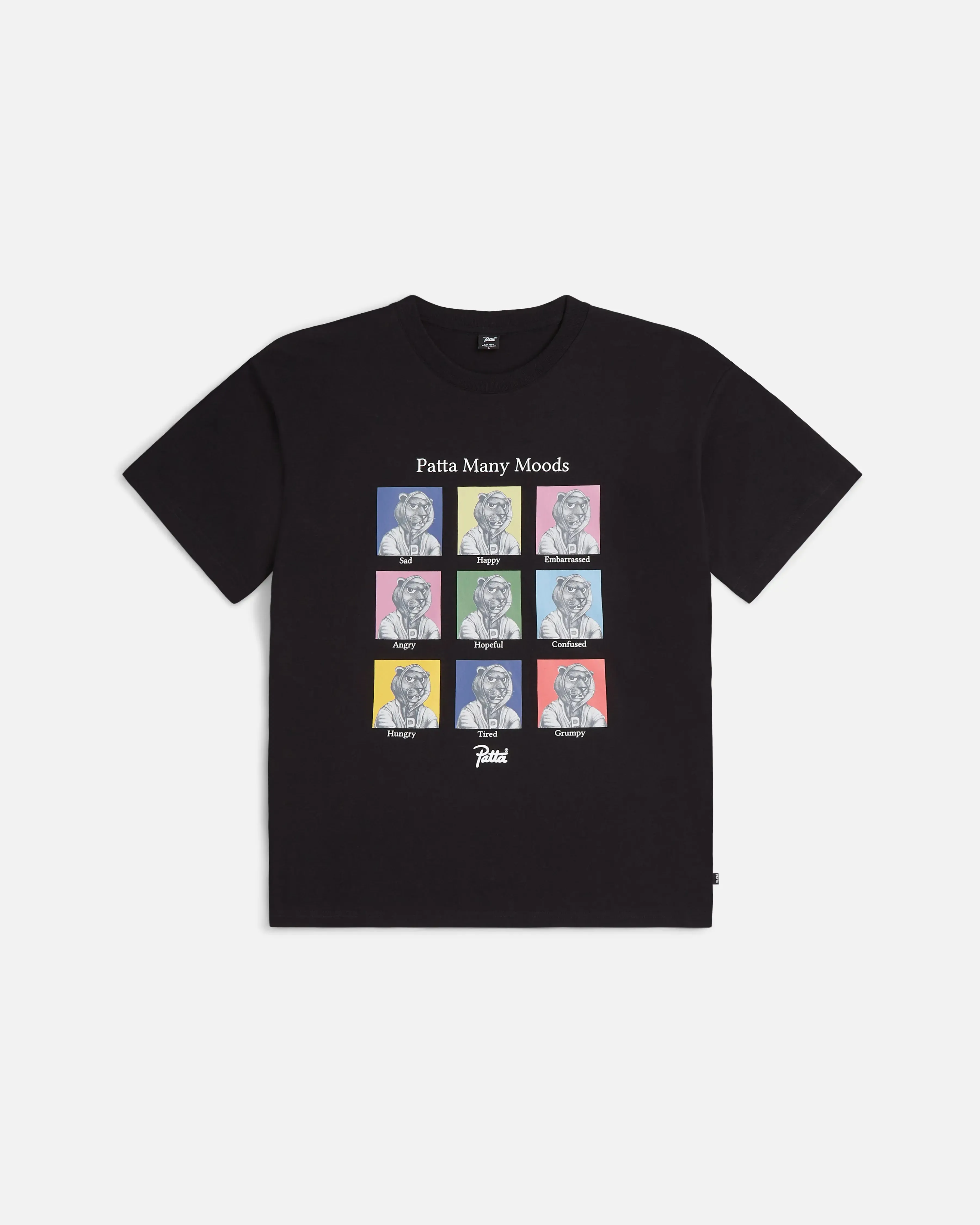 Patta Many Moods T-Shirt (Black) sold by Patta
