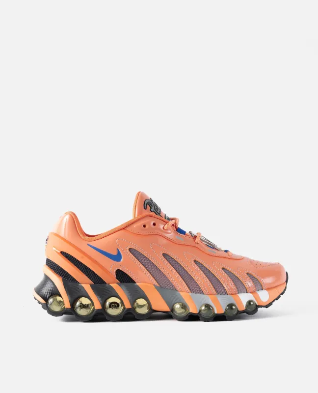 Patta x Nike Air Max DN8 SP (Orange Frost/Game Royal-Metallic Silver) sold by Patta