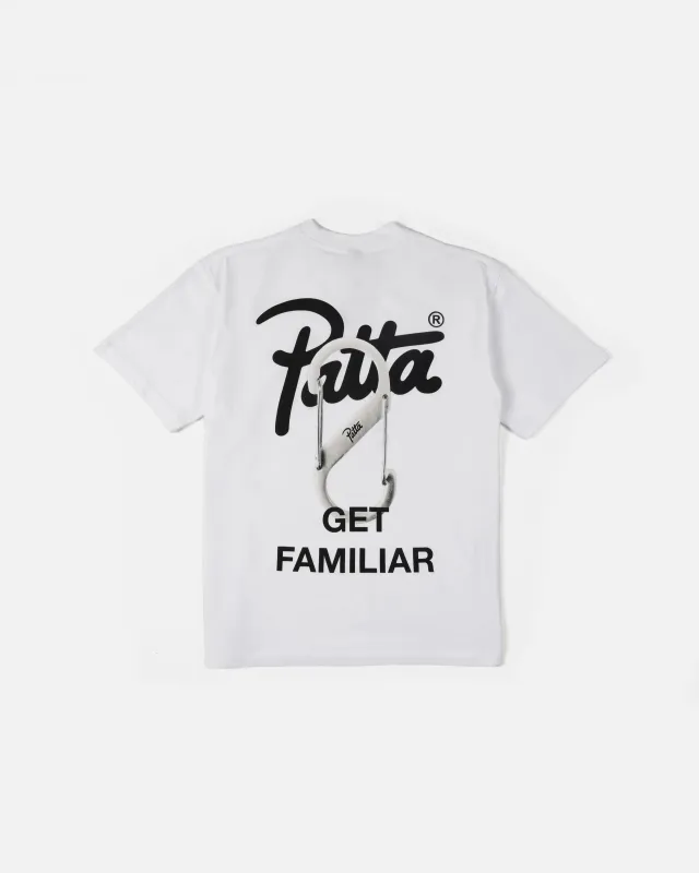 Patta Get Familiar T-Shirt (White) sold by Patta